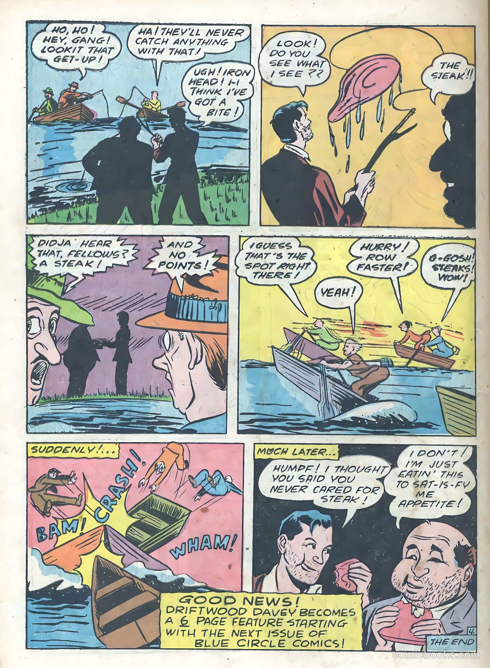 Blue Circle Comics #6 (1945) — page 36 of 52