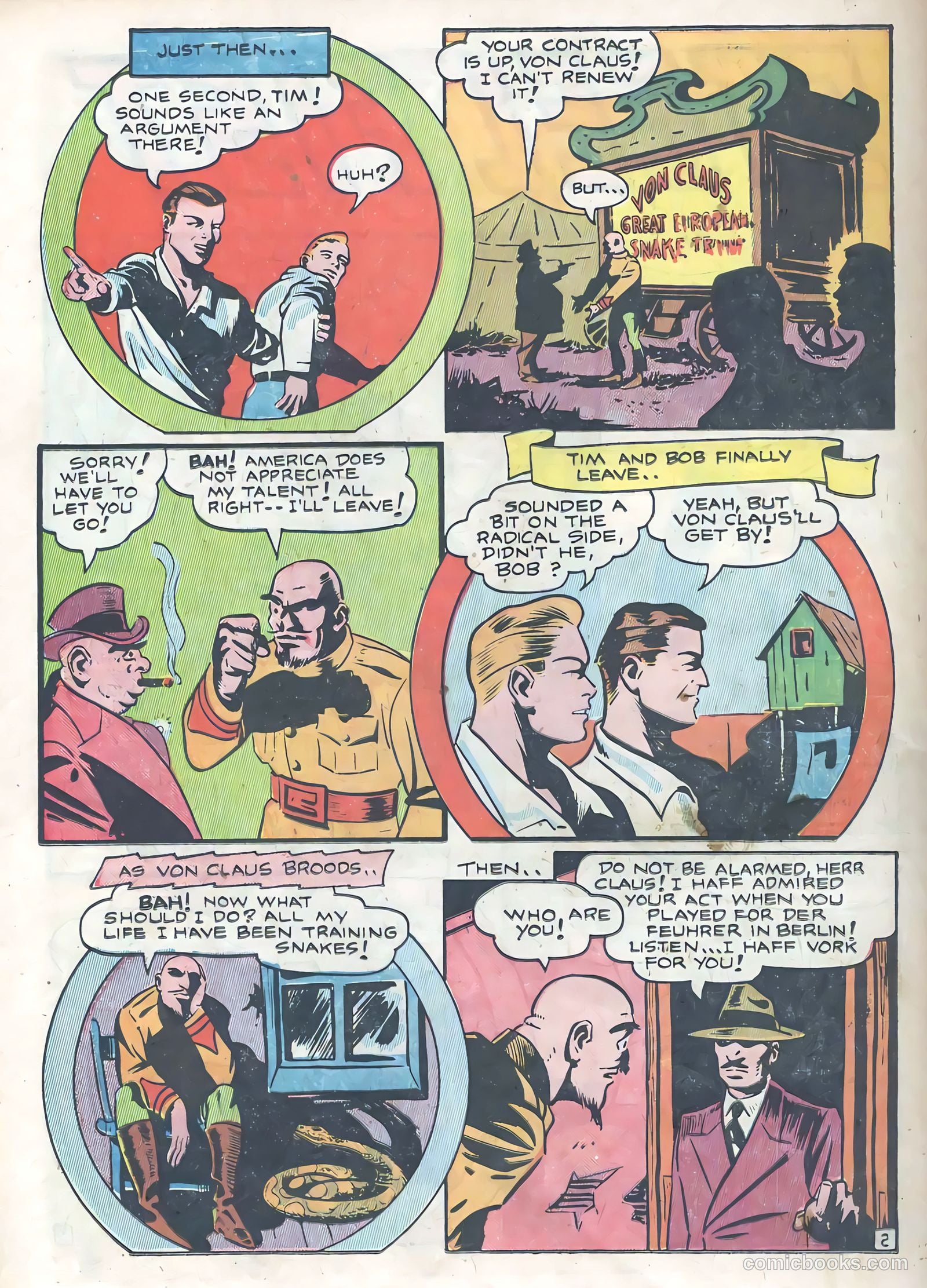 Blue Circle Comics #6 (1945) — page 38 of 52