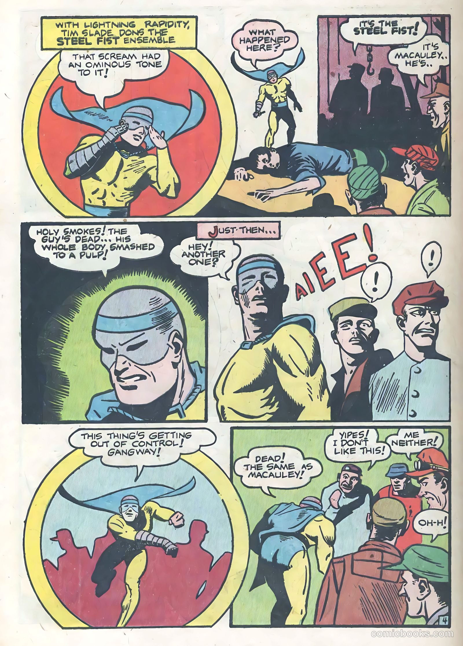 Blue Circle Comics #6 (1945) — page 40 of 52