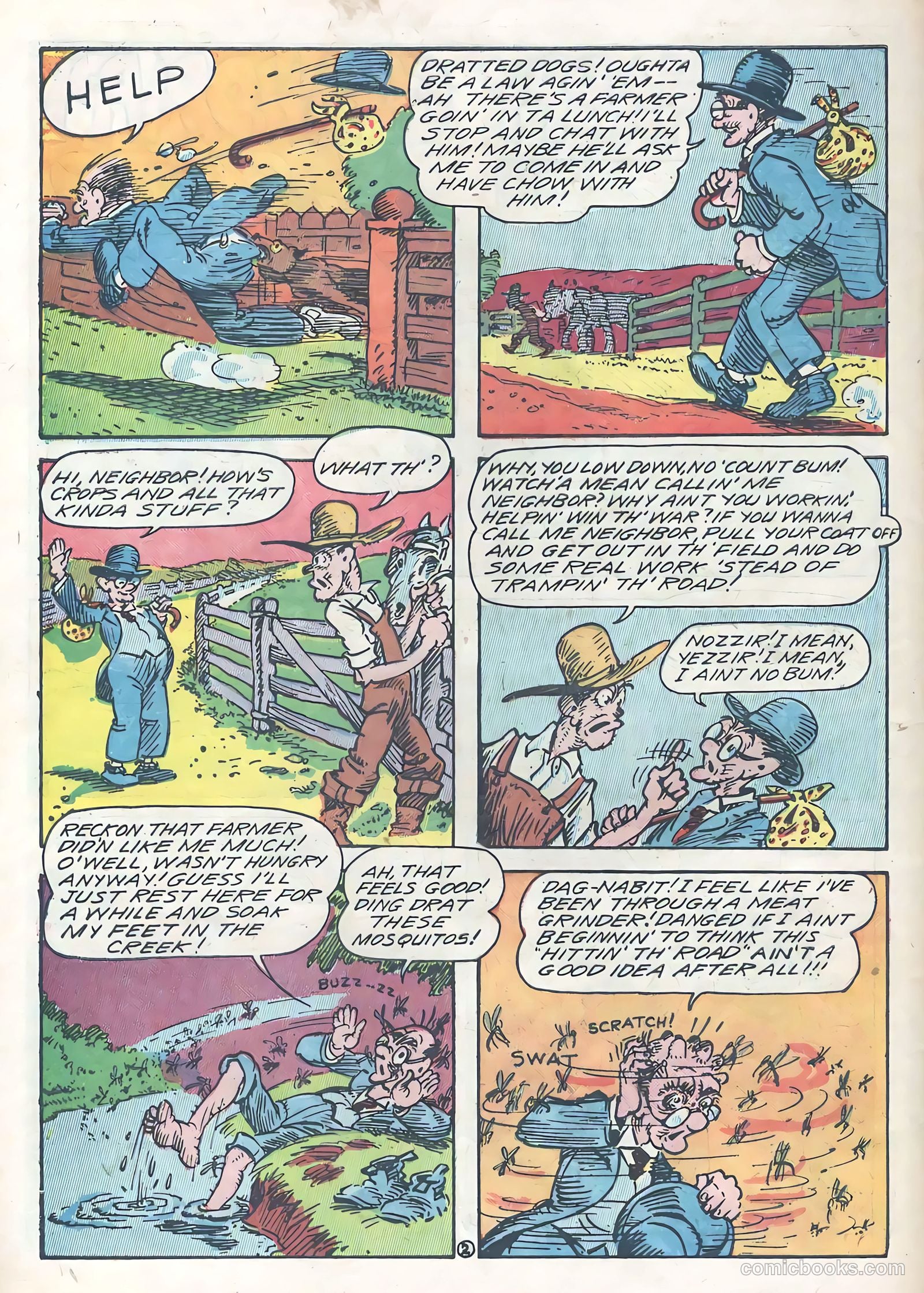 Blue Circle Comics #6 (1945) — page 46 of 52