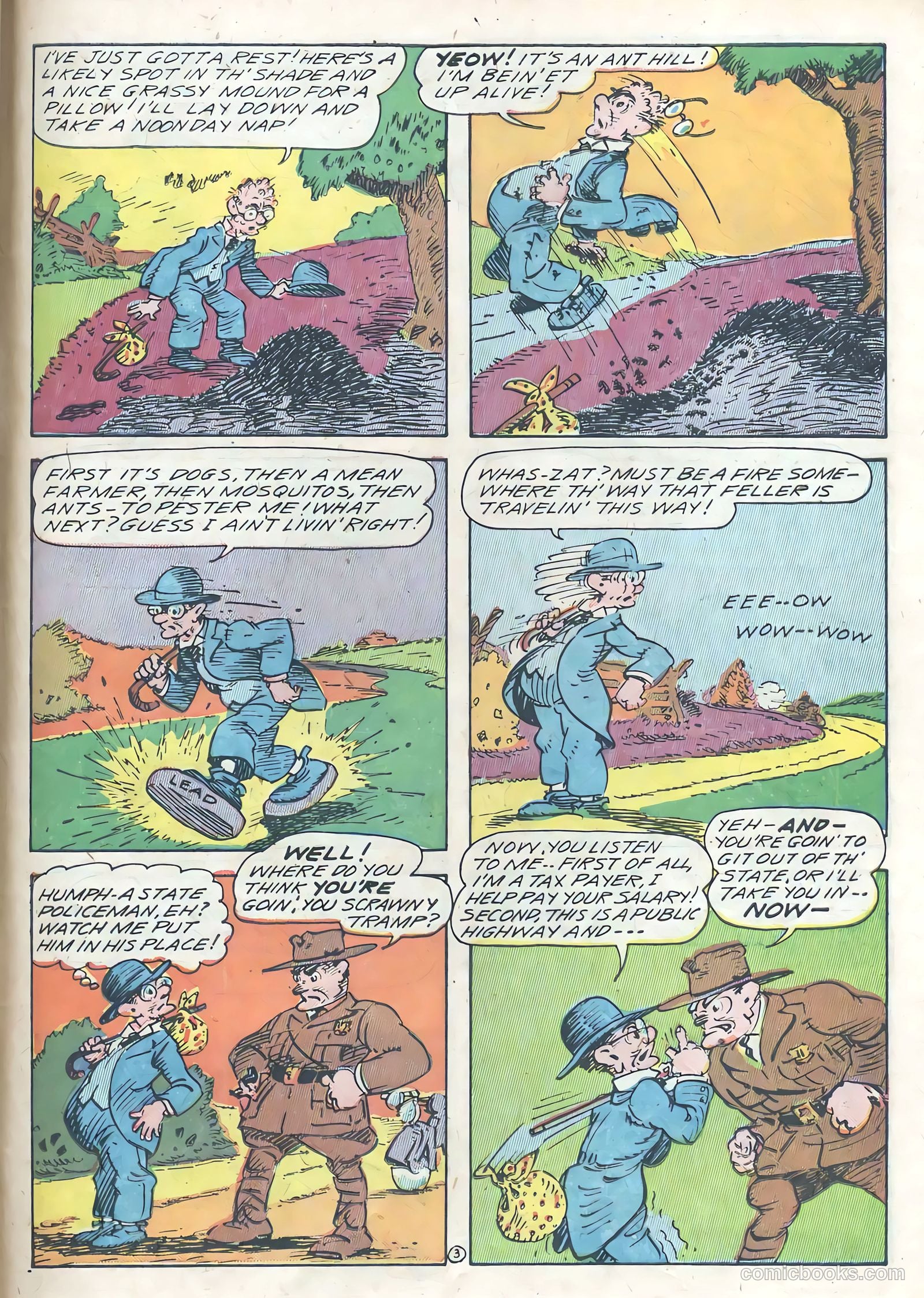 Blue Circle Comics #6 (1945) — page 47 of 52