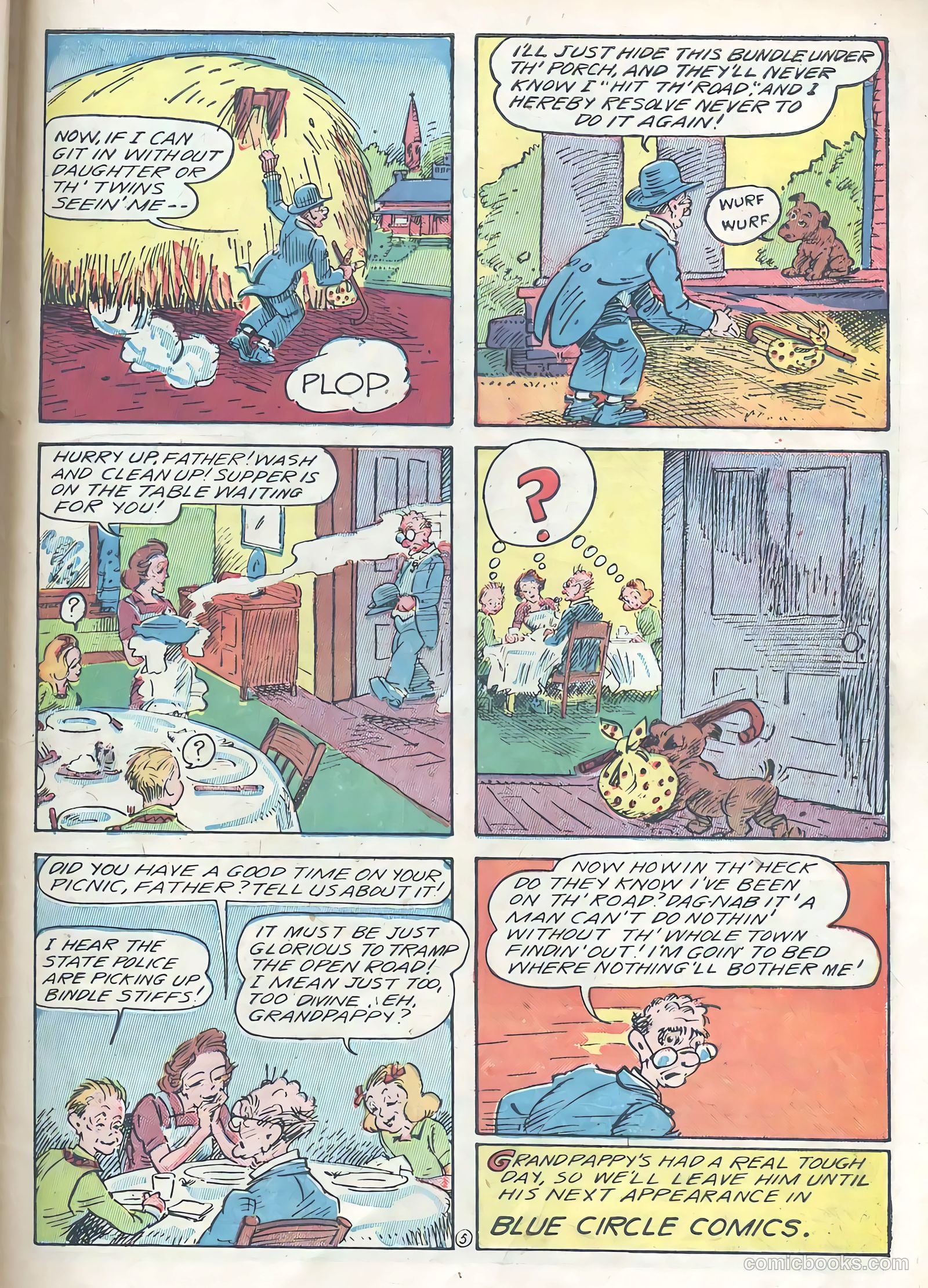Blue Circle Comics #6 (1945) — page 49 of 52