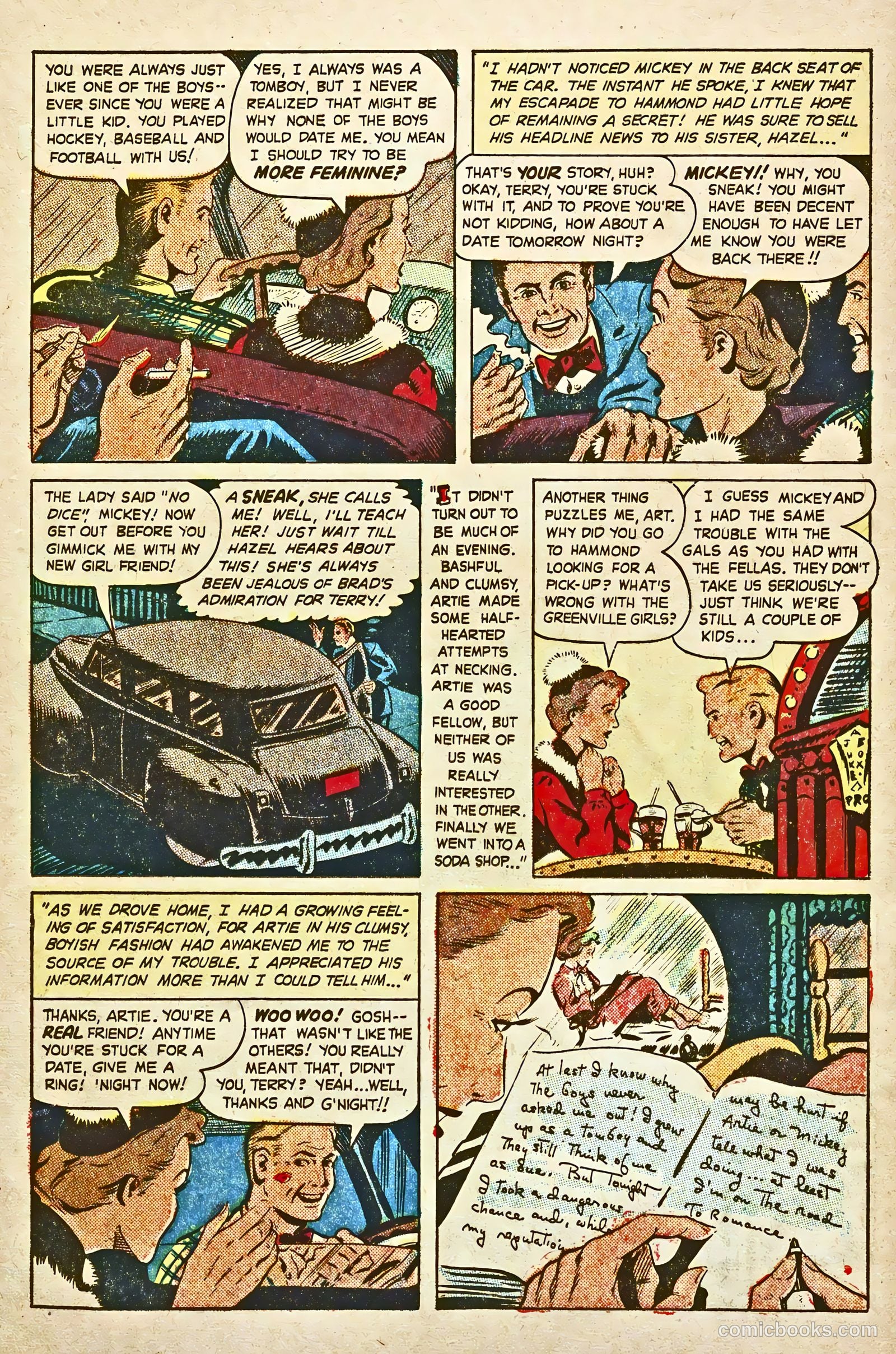 Blue Ribbon Comics #2 (1949) — page 8 of 36