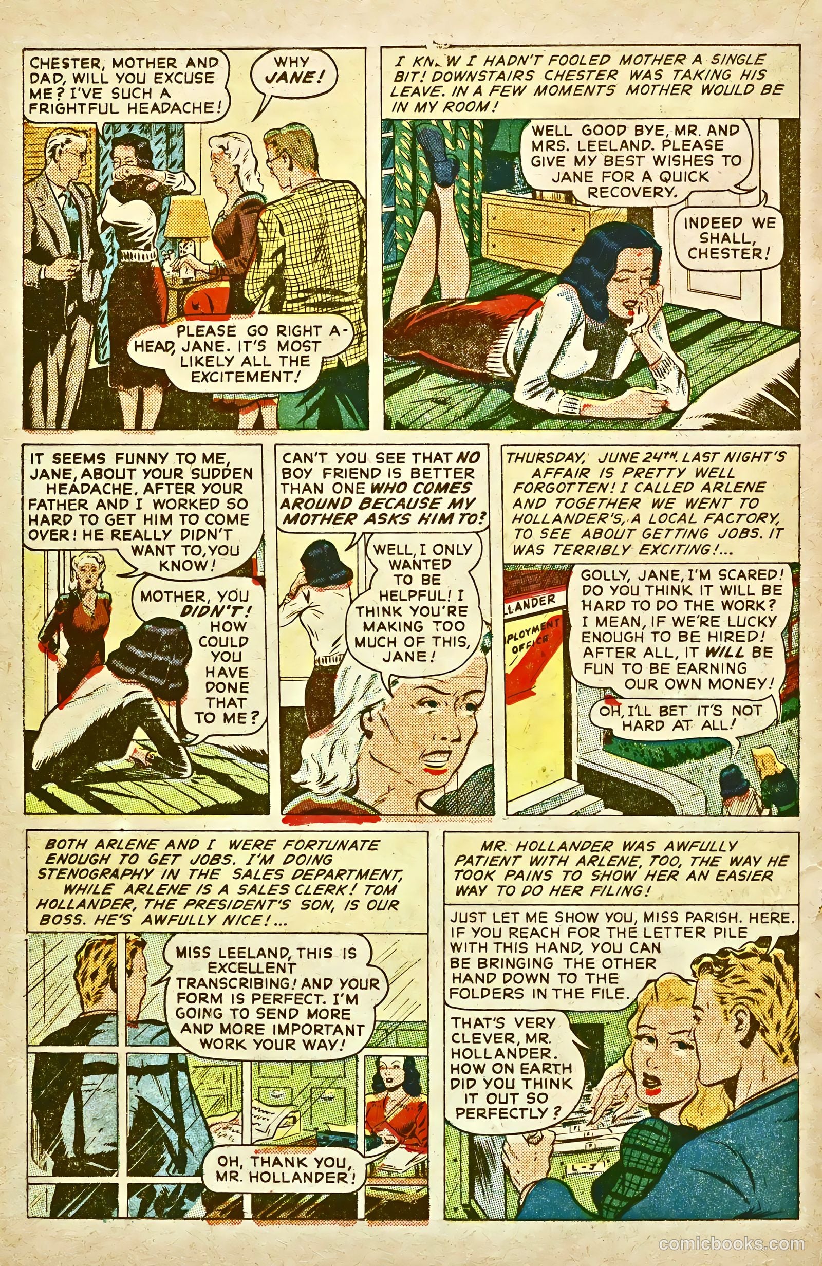 Blue Ribbon Comics #2 (1949) — page 22 of 36