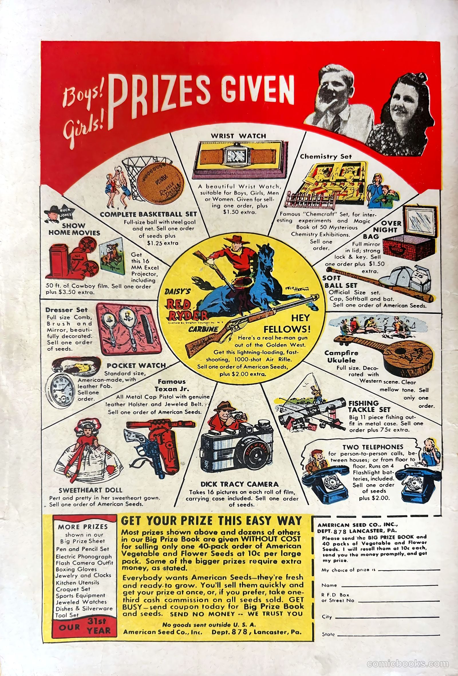 Blue Ribbon Comics #4 (1949) — page 36 of 36