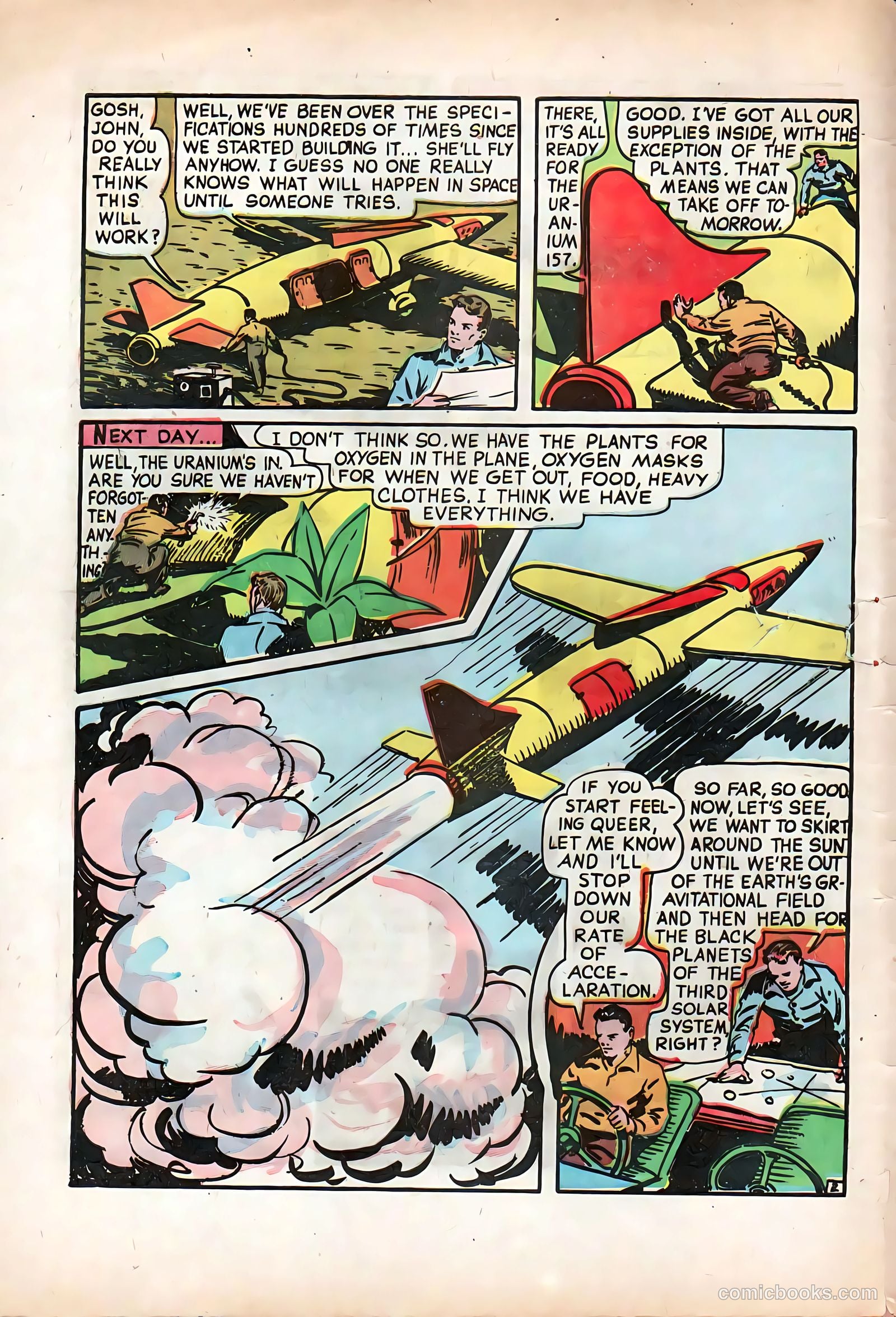Conqueror Comics #1 (1945) — page 4 of 36