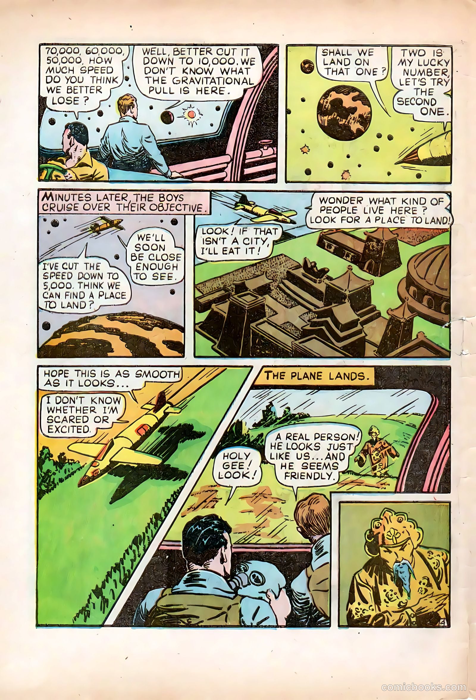 Conqueror Comics #1 (1945) — page 6 of 36