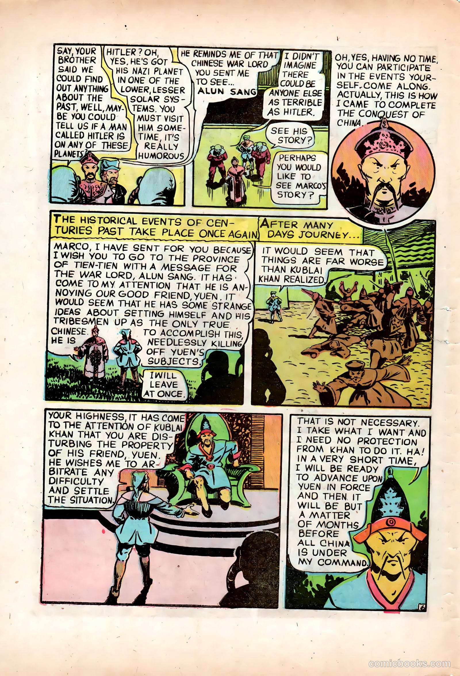 Conqueror Comics #1 (1945) — page 8 of 36