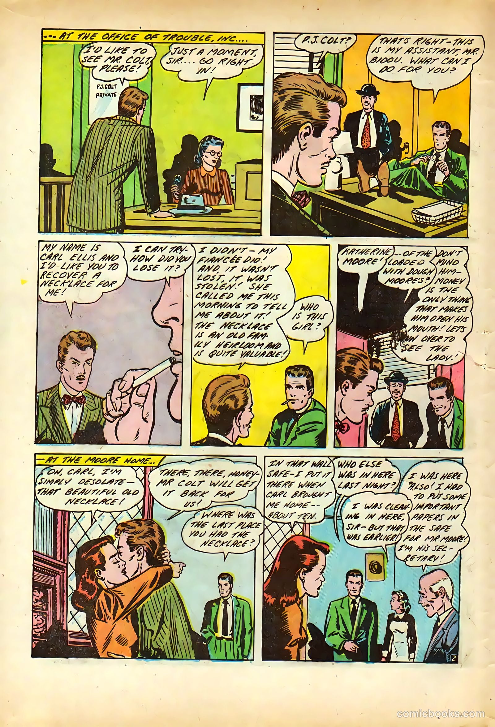 Conqueror Comics #1 (1945) — page 12 of 36