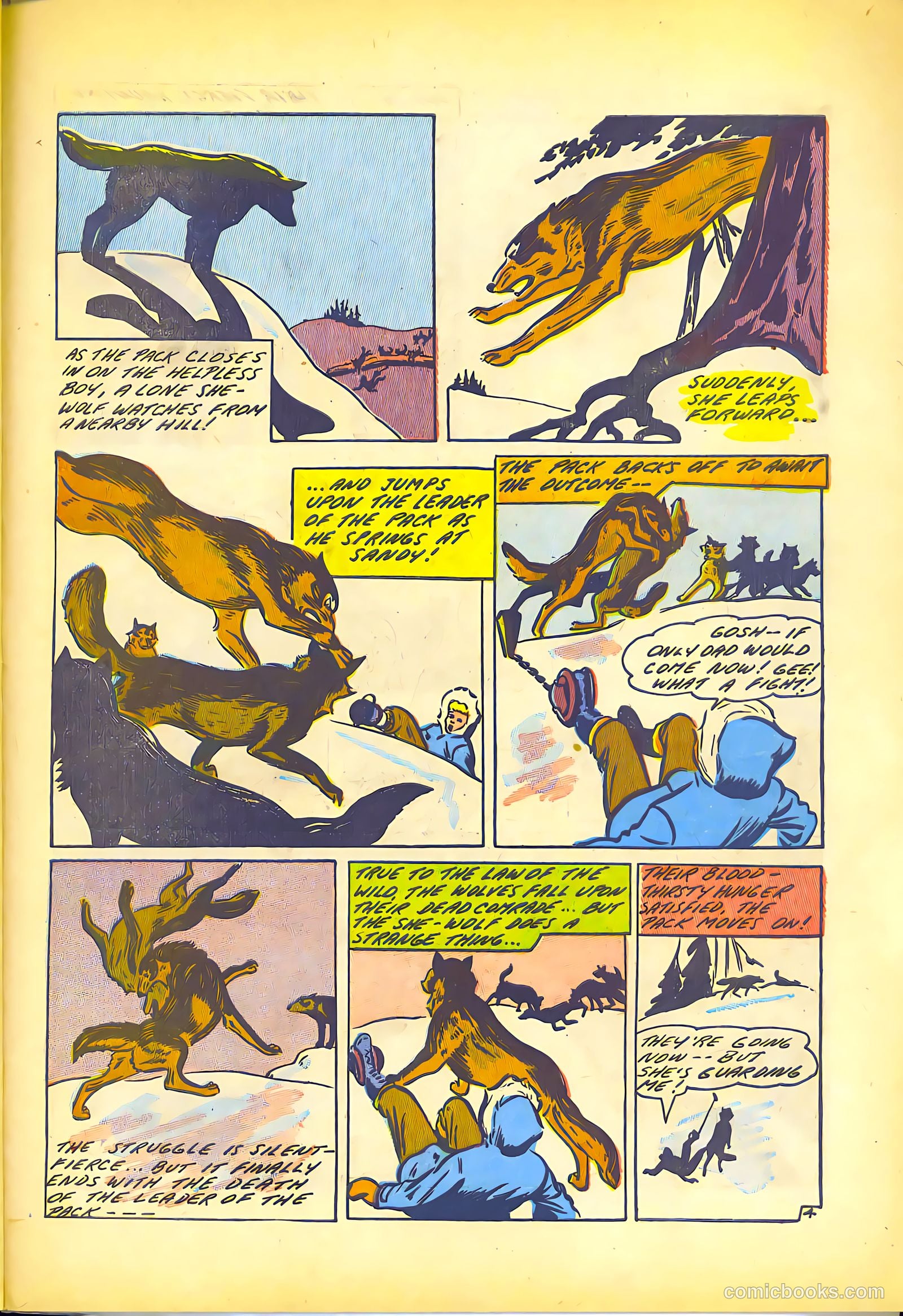 Conqueror Comics #1 (1945) — page 27 of 36