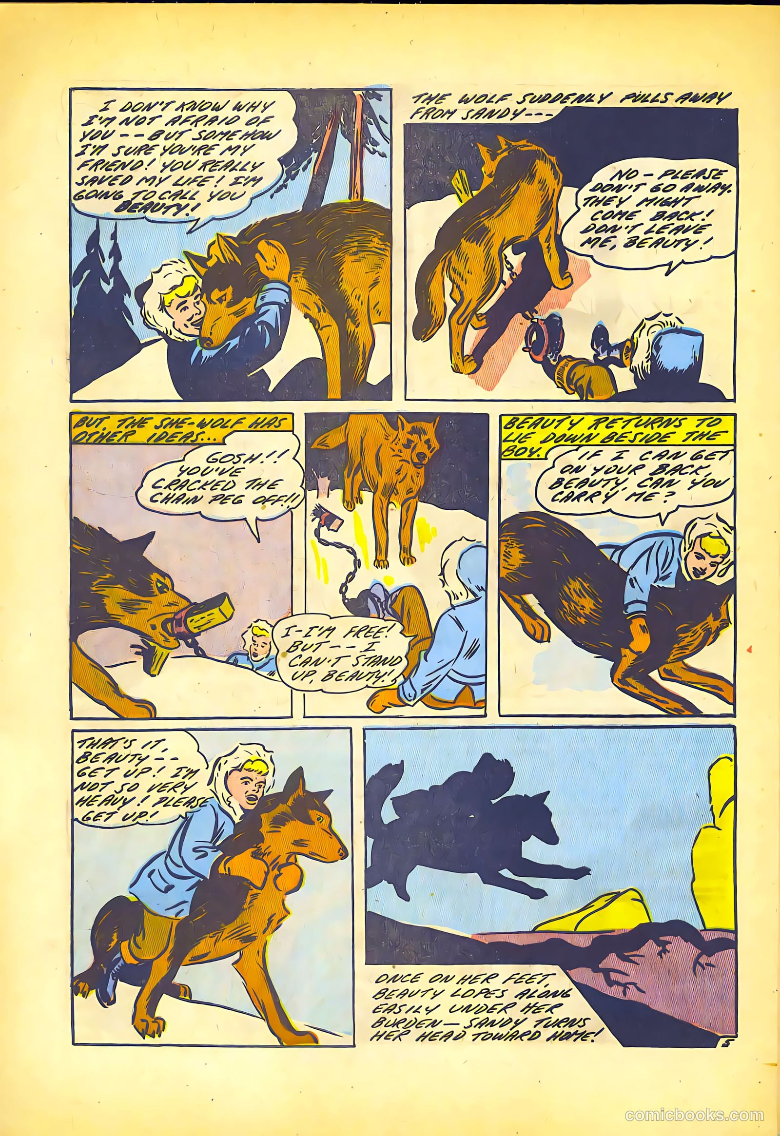 Conqueror Comics #1 (1945) — page 28 of 36
