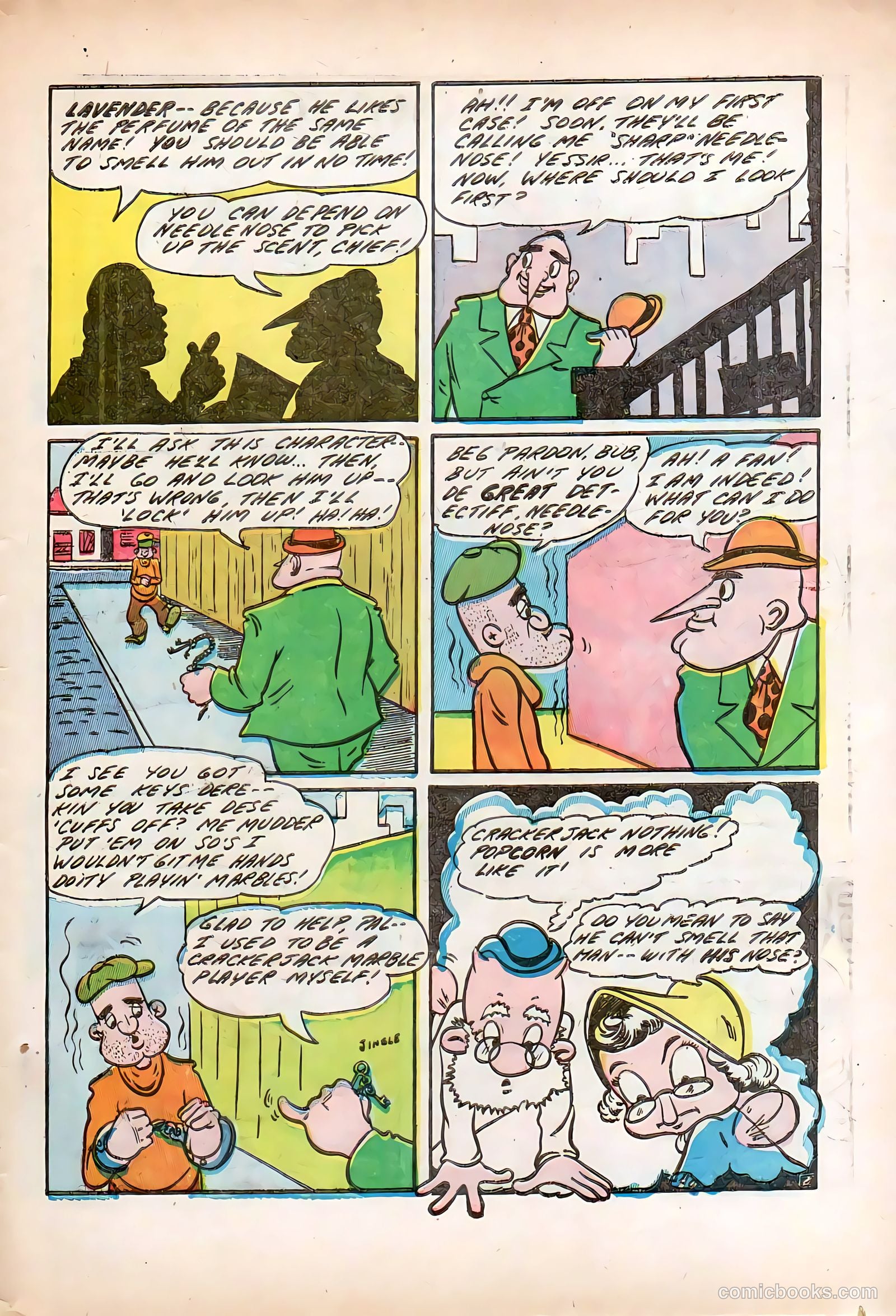Conqueror Comics #1 (1945) — page 31 of 36