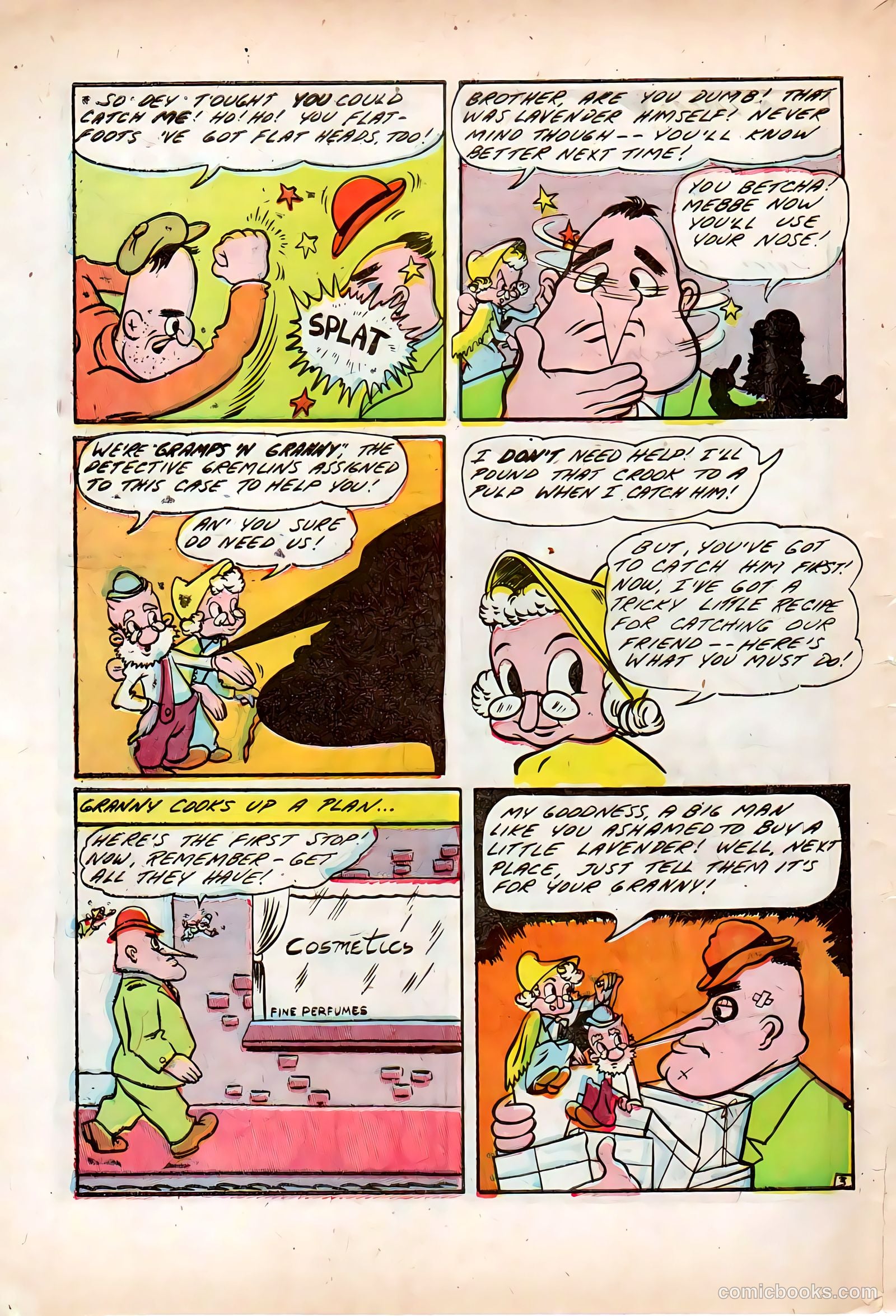Conqueror Comics #1 (1945) — page 32 of 36