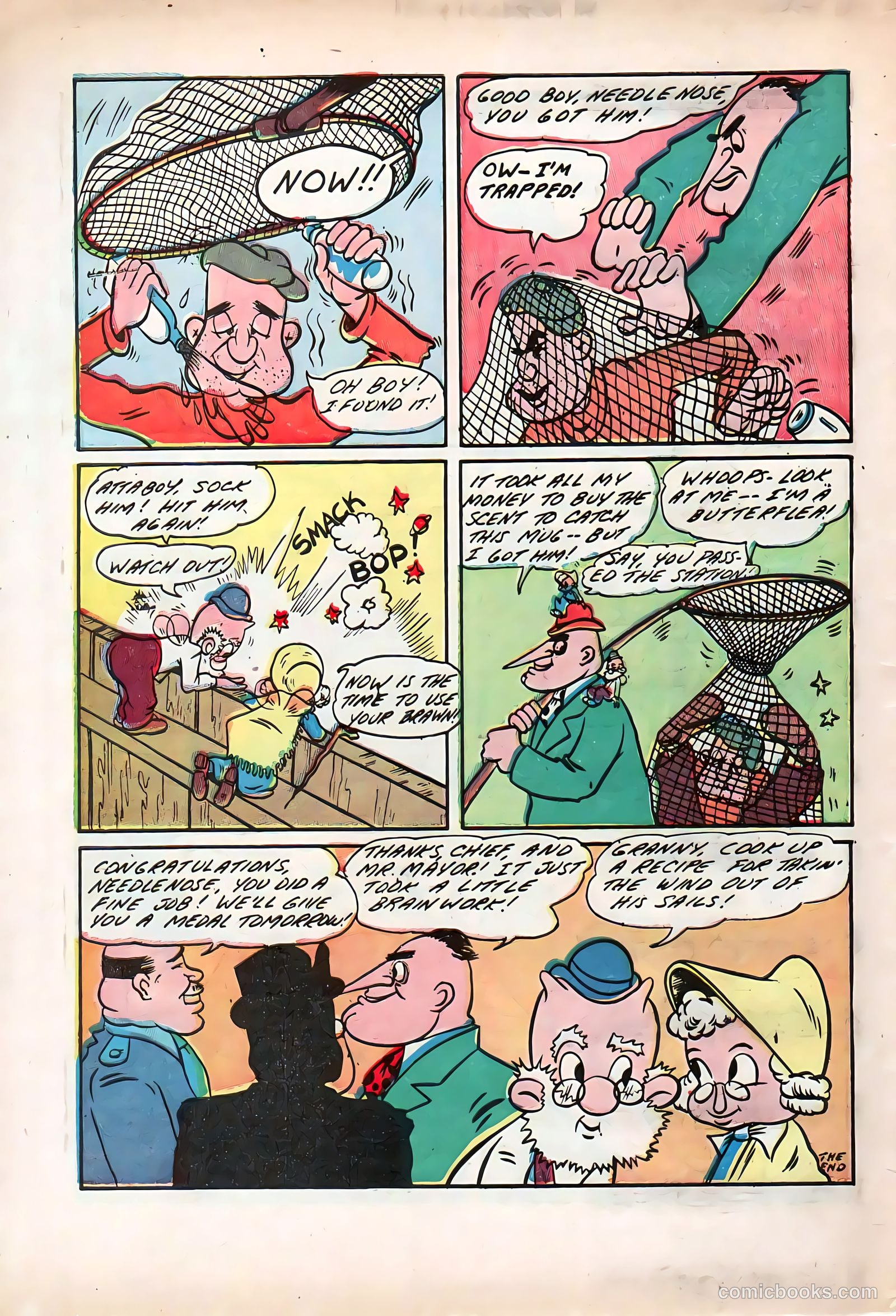 Conqueror Comics #1 (1945) — page 34 of 36