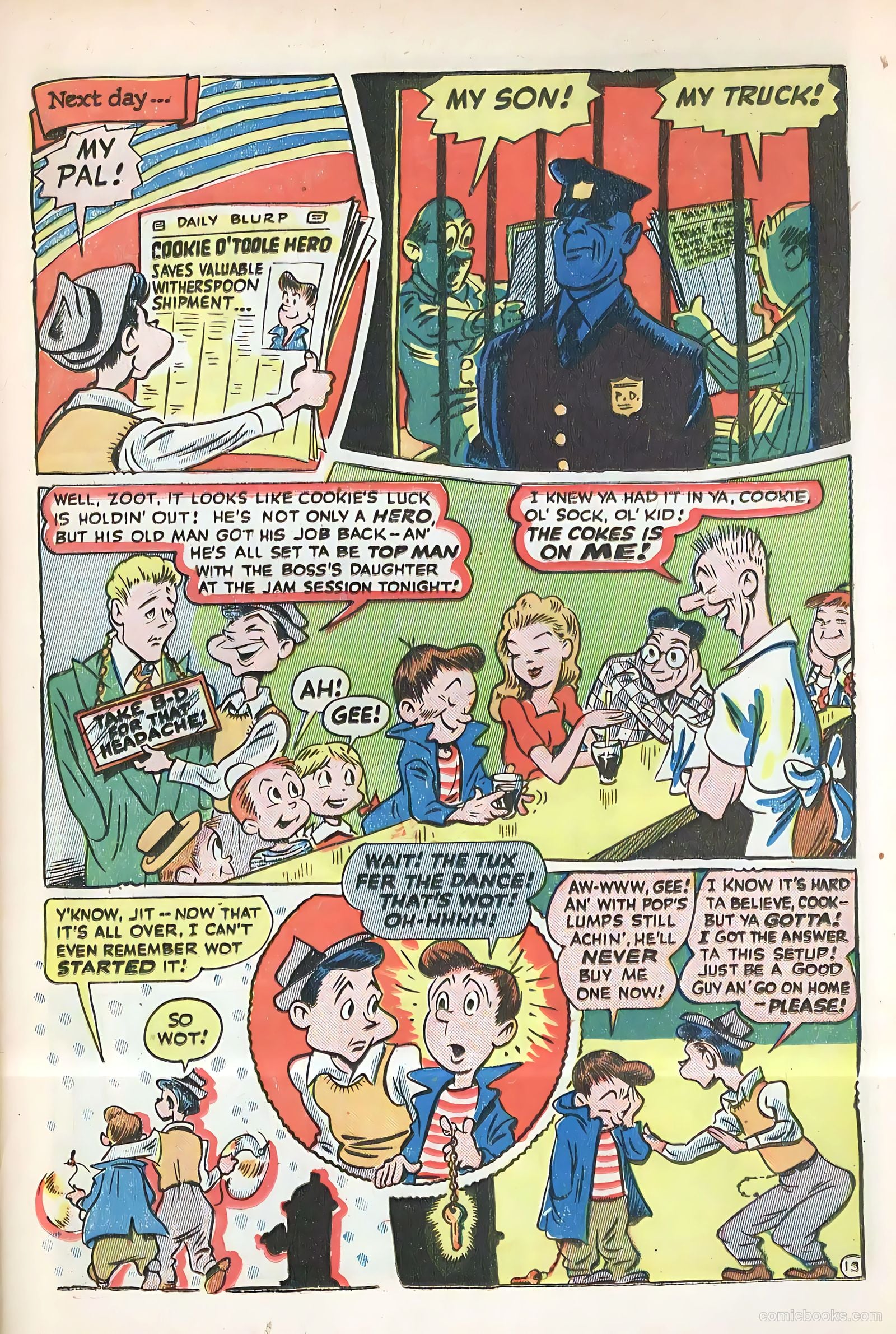 Topsy-Turvy Comics #1 (1945) — page 16 of 53