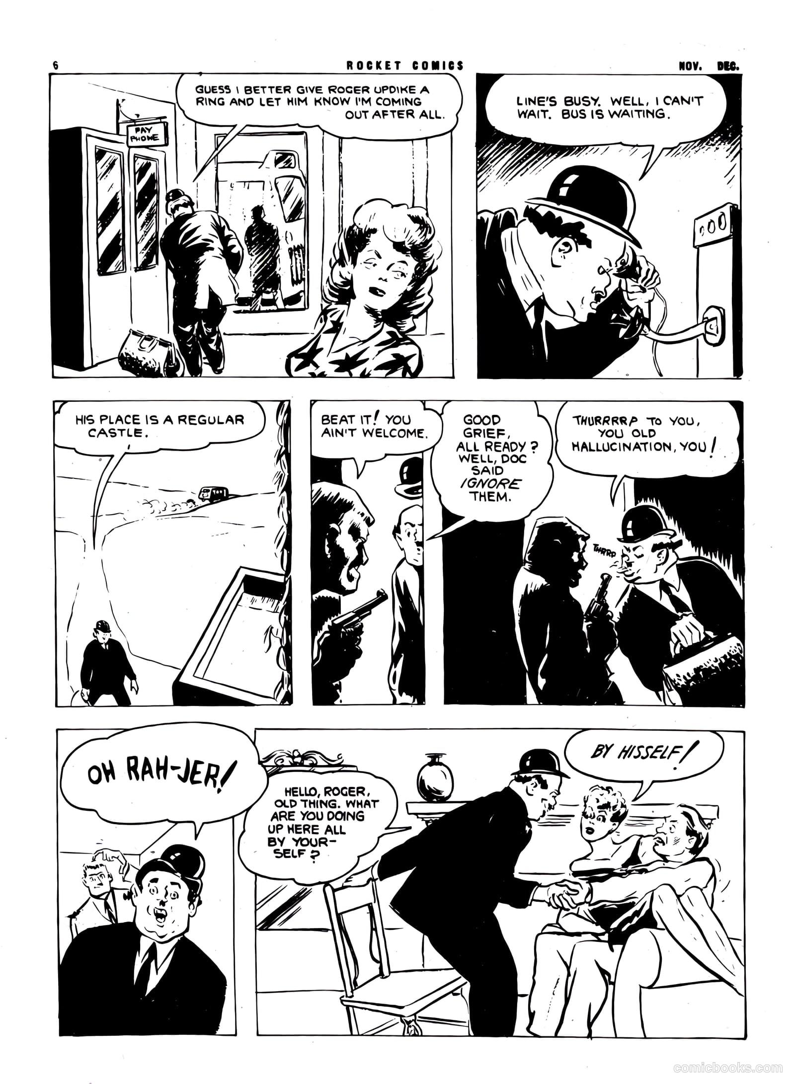 Rocket Comics v1 #5 (1943) — page 6 of 48