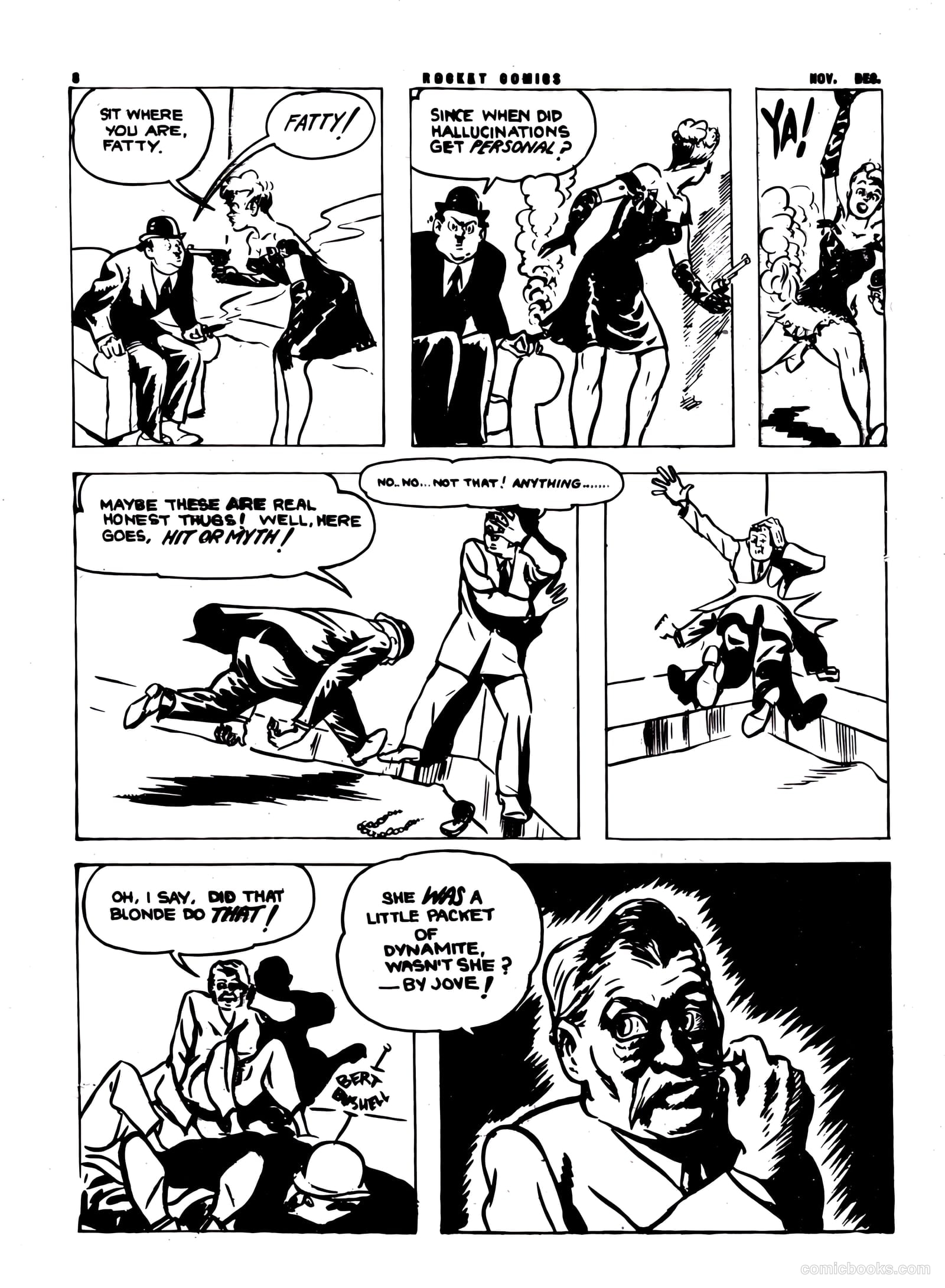 Rocket Comics v1 #5 (1943) — page 8 of 48