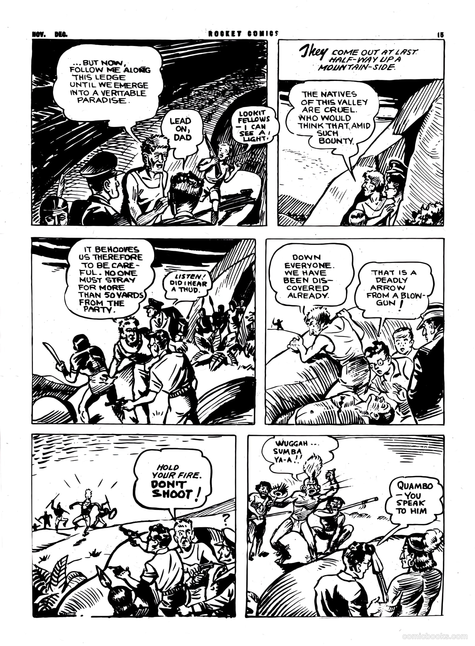 Rocket Comics v1 #5 (1943) — page 15 of 48