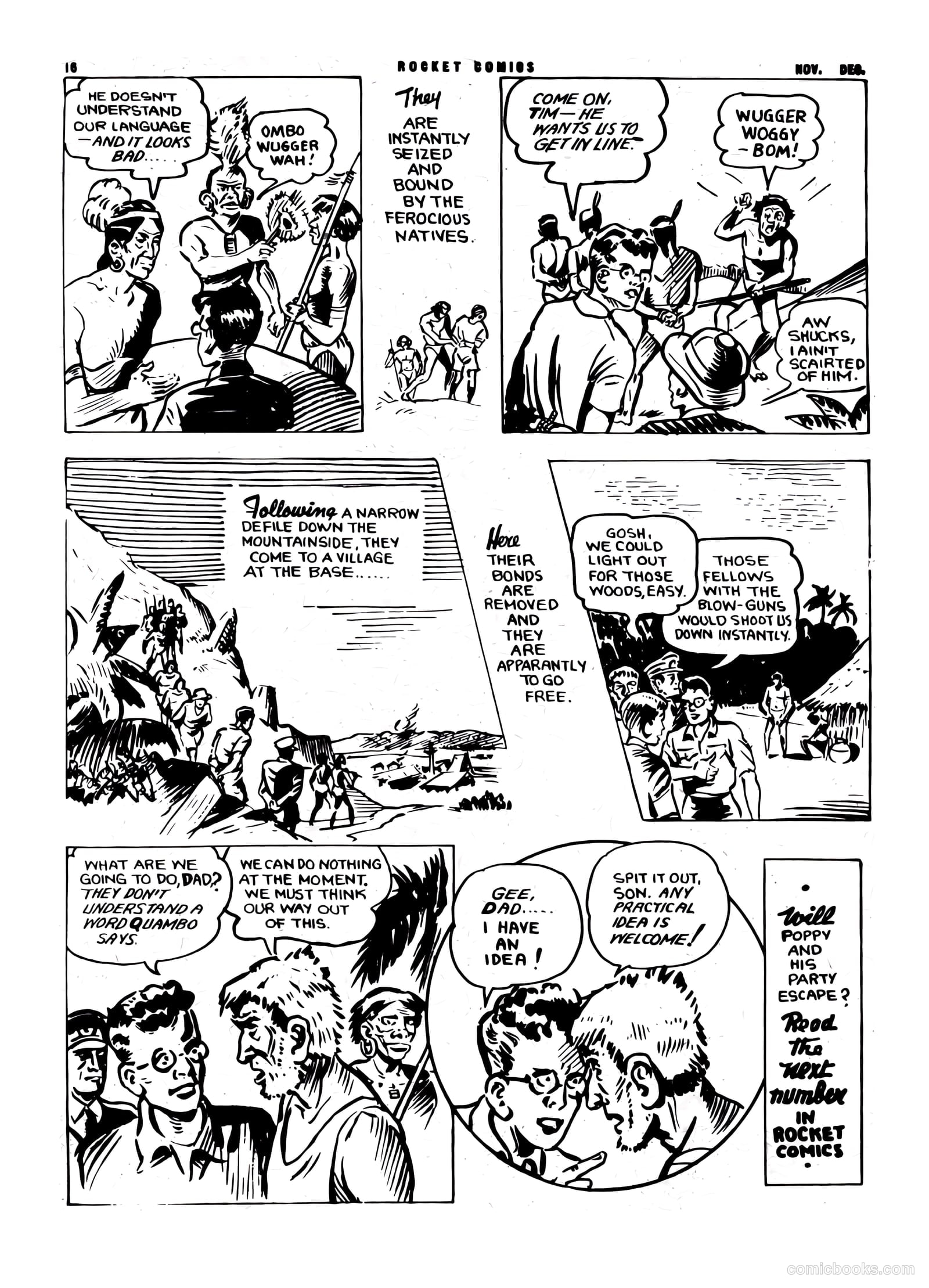 Rocket Comics v1 #5 (1943) — page 16 of 48