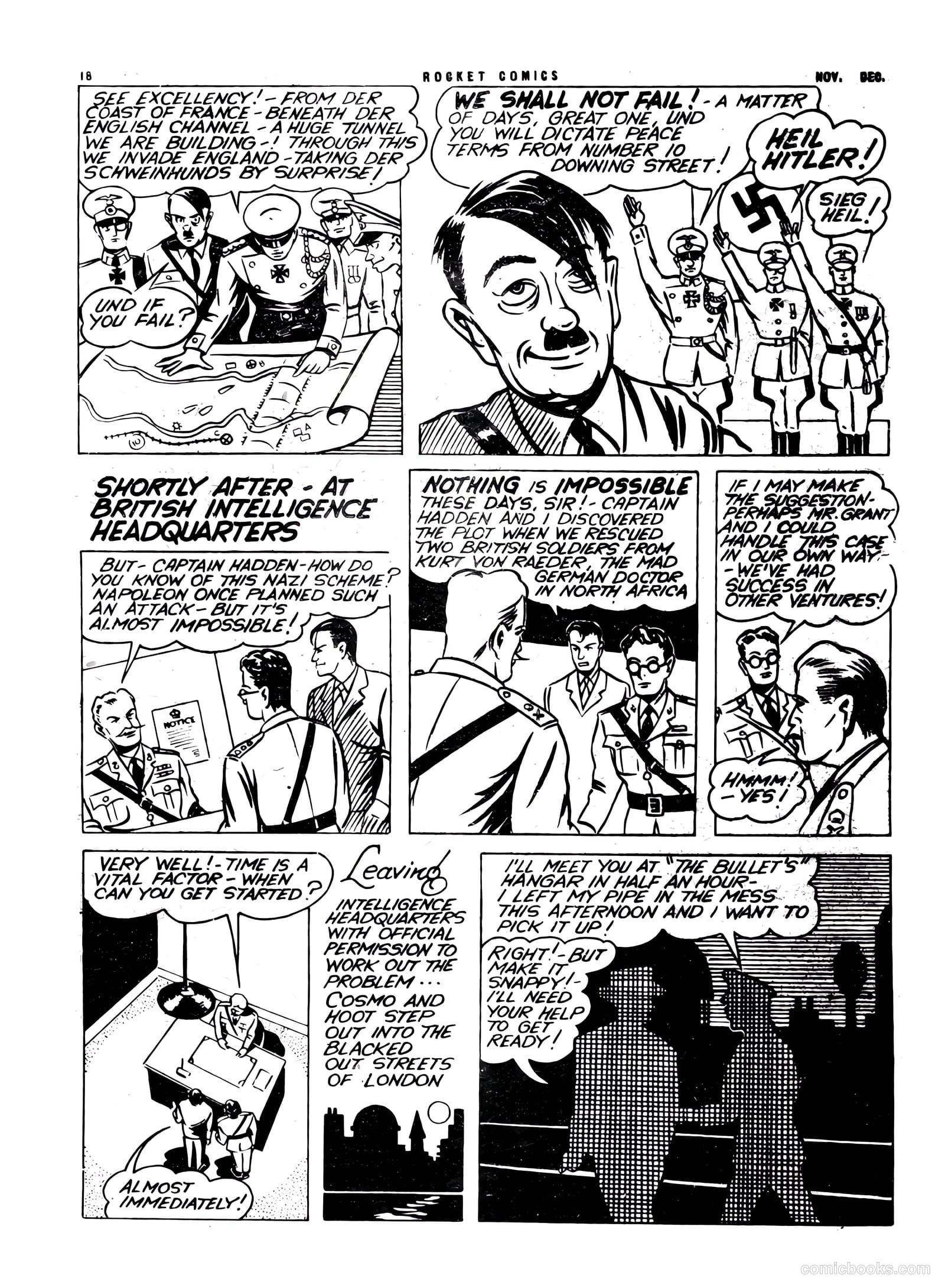 Rocket Comics v1 #5 (1943) — page 18 of 48