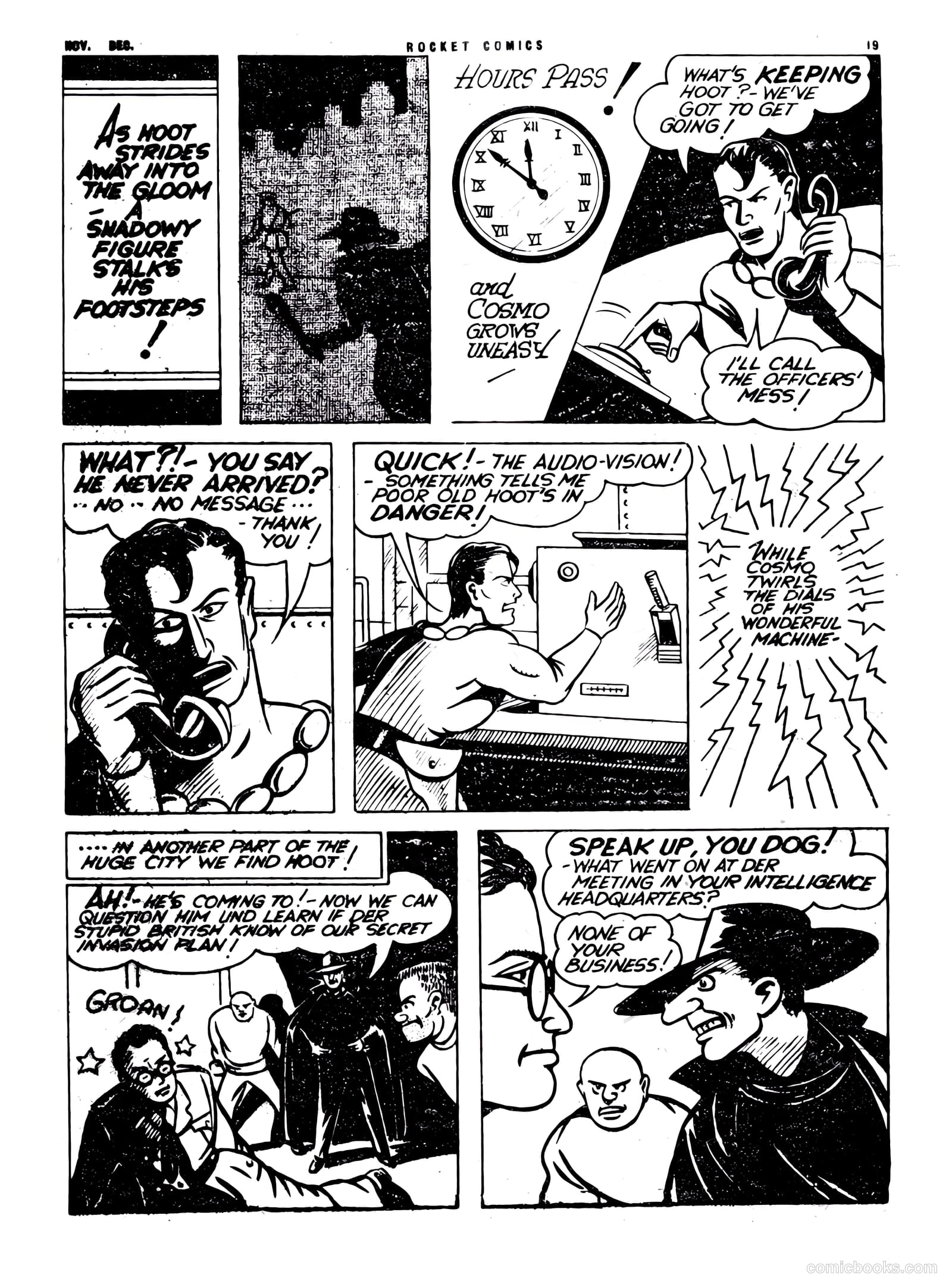 Rocket Comics v1 #5 (1943) — page 19 of 48