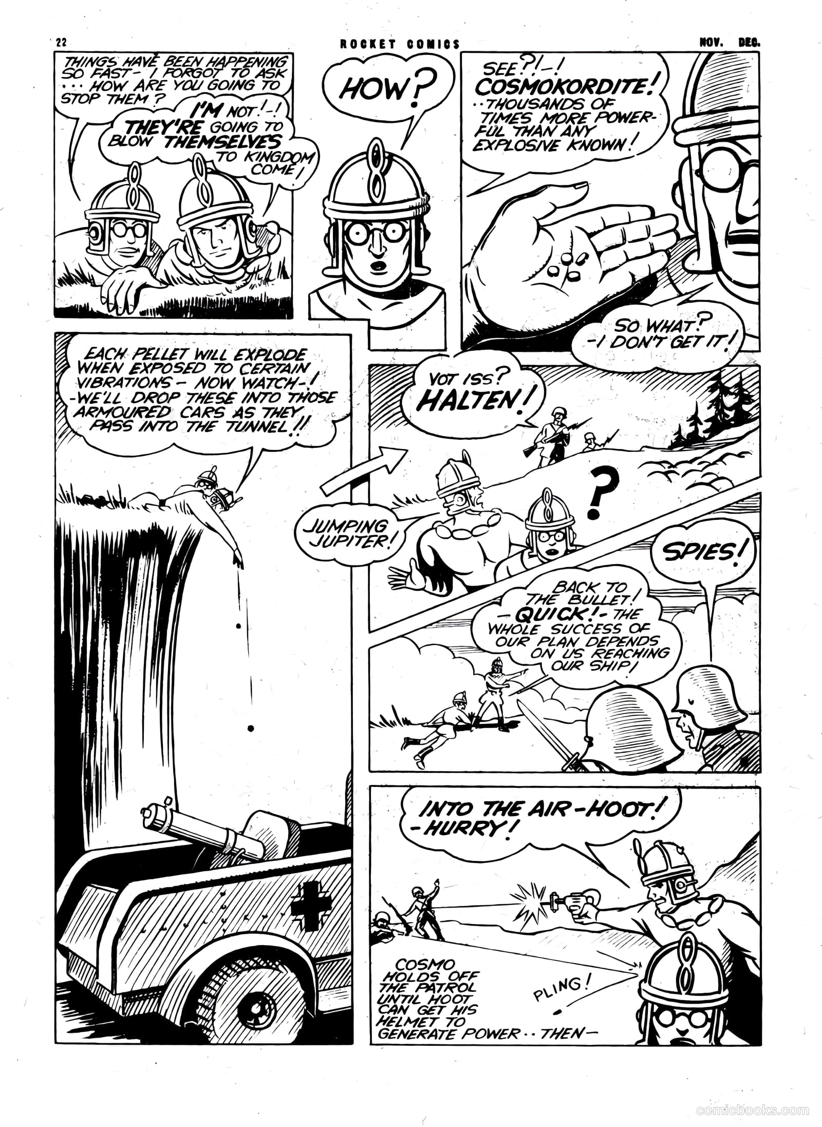 Rocket Comics v1 #5 (1943) — page 22 of 48