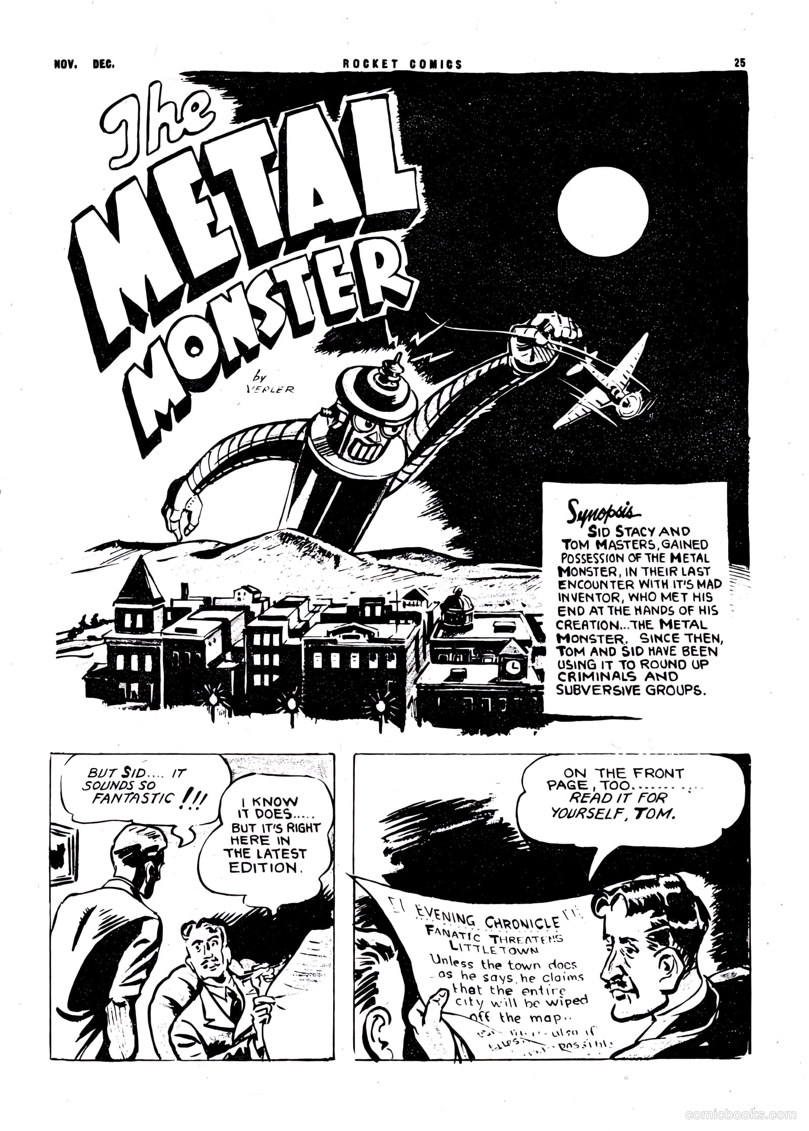 Rocket Comics v1 #5 (1943) — page 25 of 48