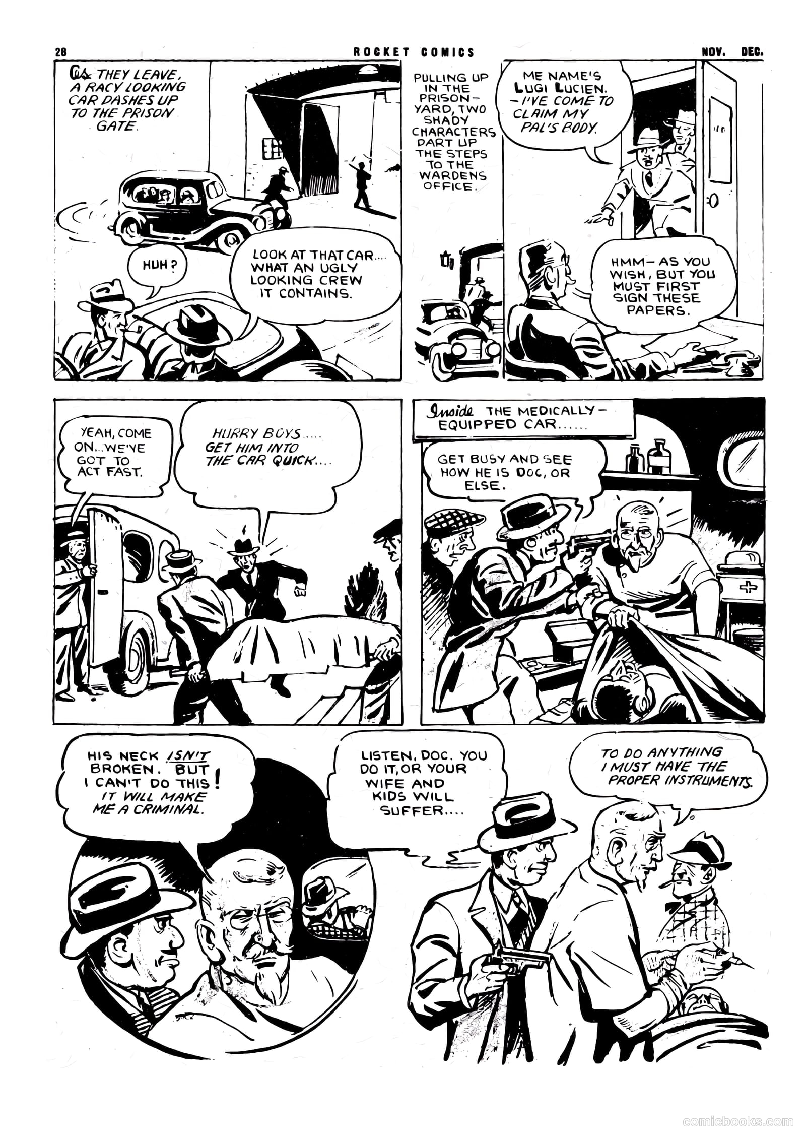 Rocket Comics v1 #5 (1943) — page 28 of 48