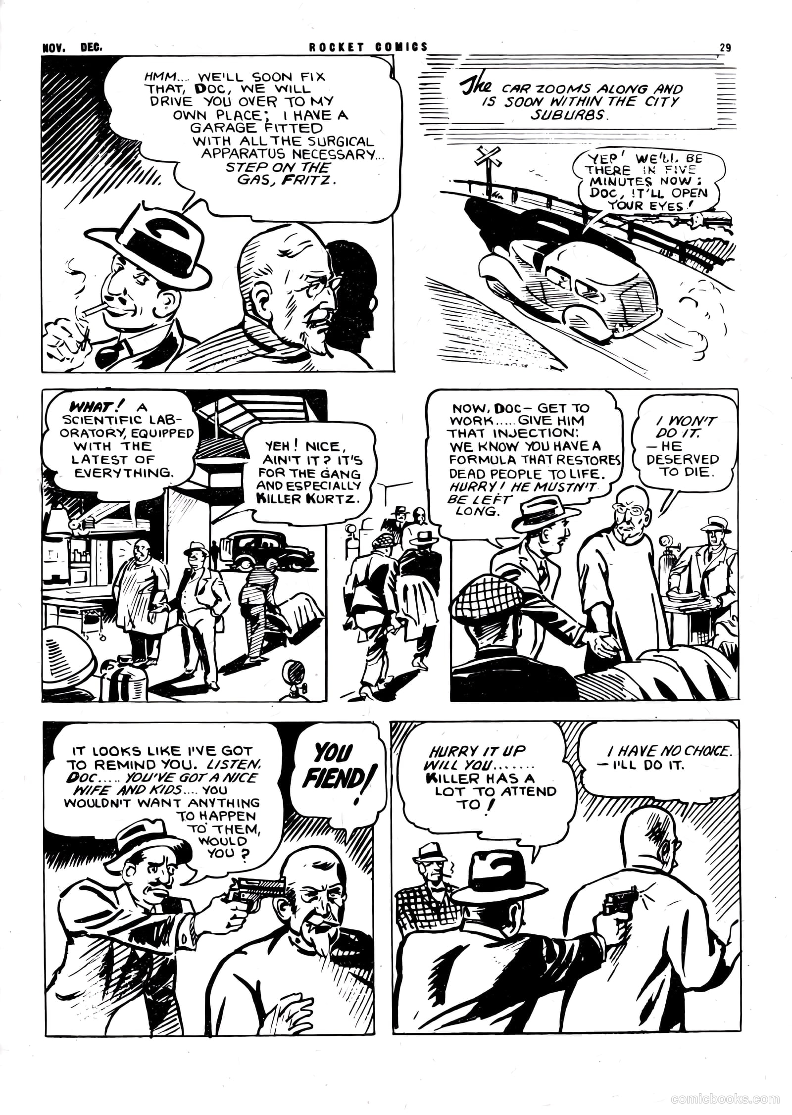Rocket Comics v1 #5 (1943) — page 29 of 48