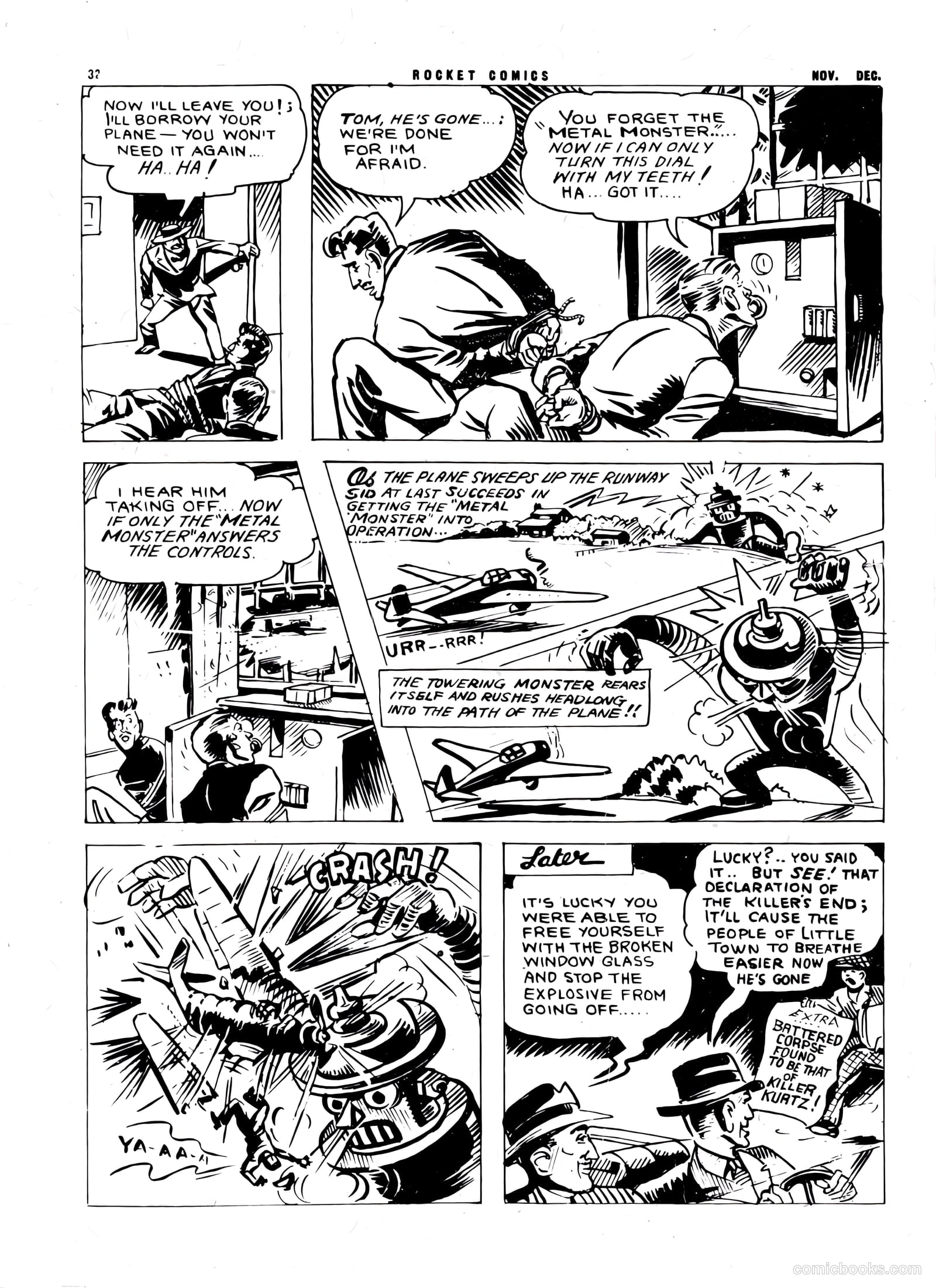 Rocket Comics v1 #5 (1943) — page 32 of 48