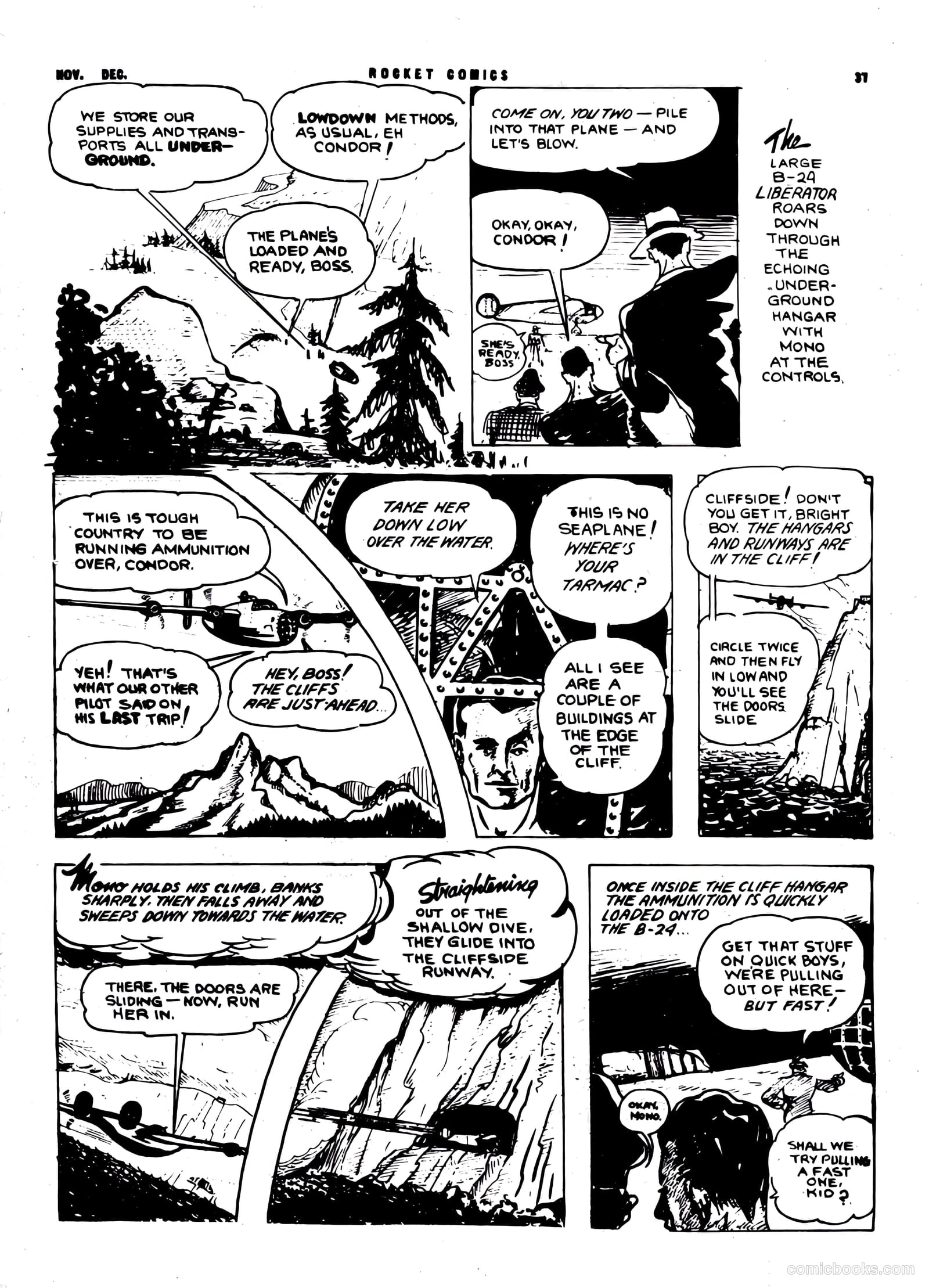 Rocket Comics v1 #5 (1943) — page 37 of 48