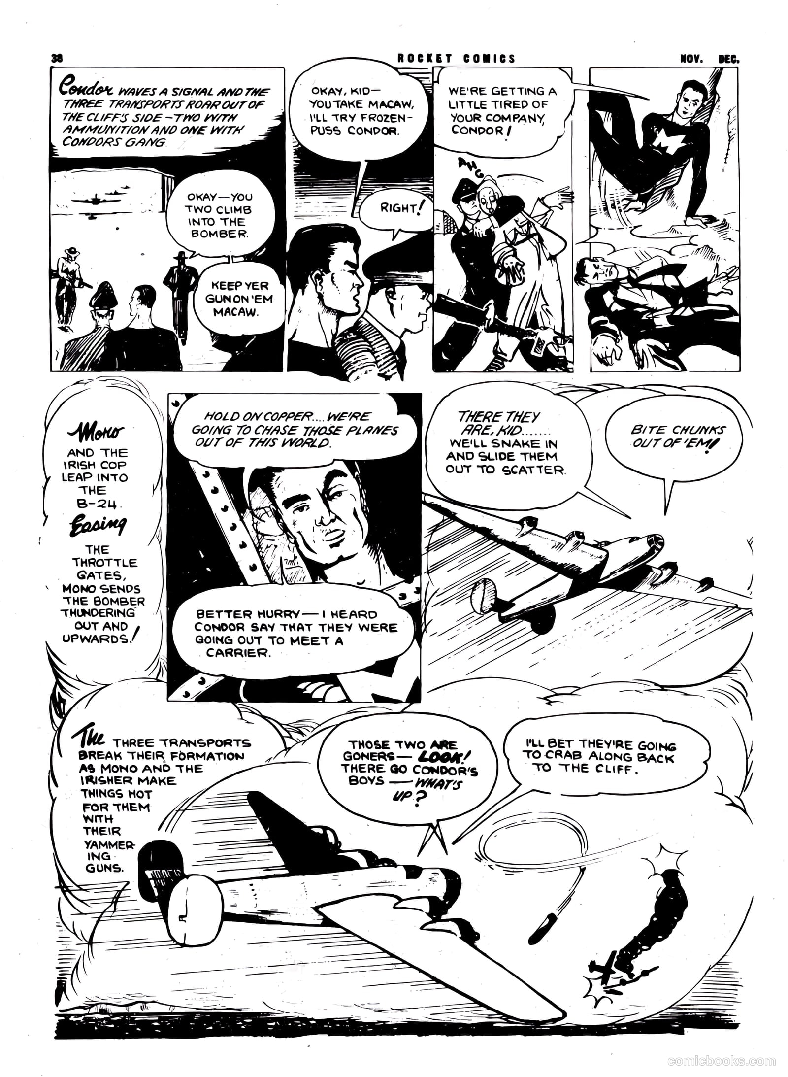 Rocket Comics v1 #5 (1943) — page 38 of 48