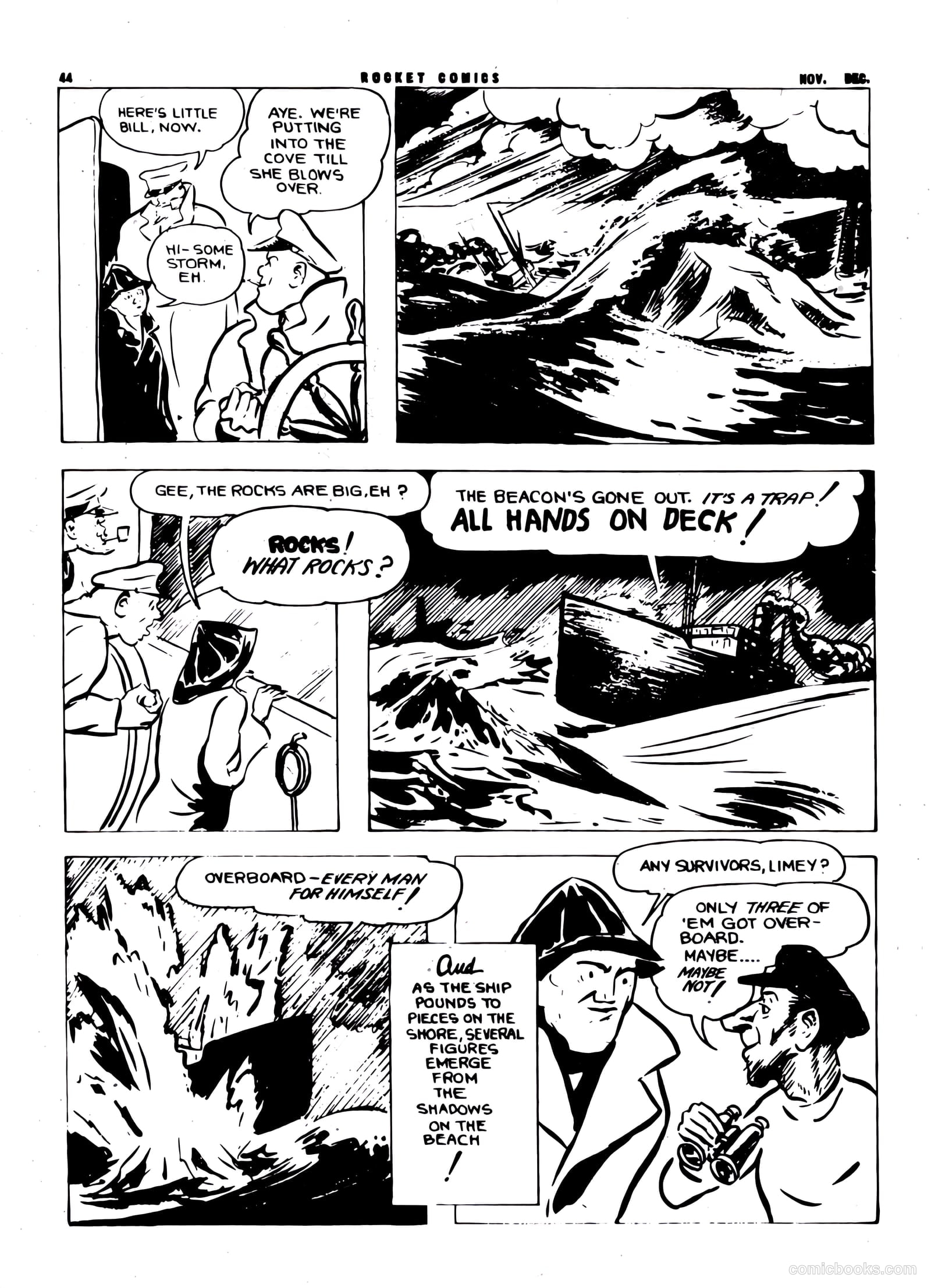 Rocket Comics v1 #5 (1943) — page 44 of 48
