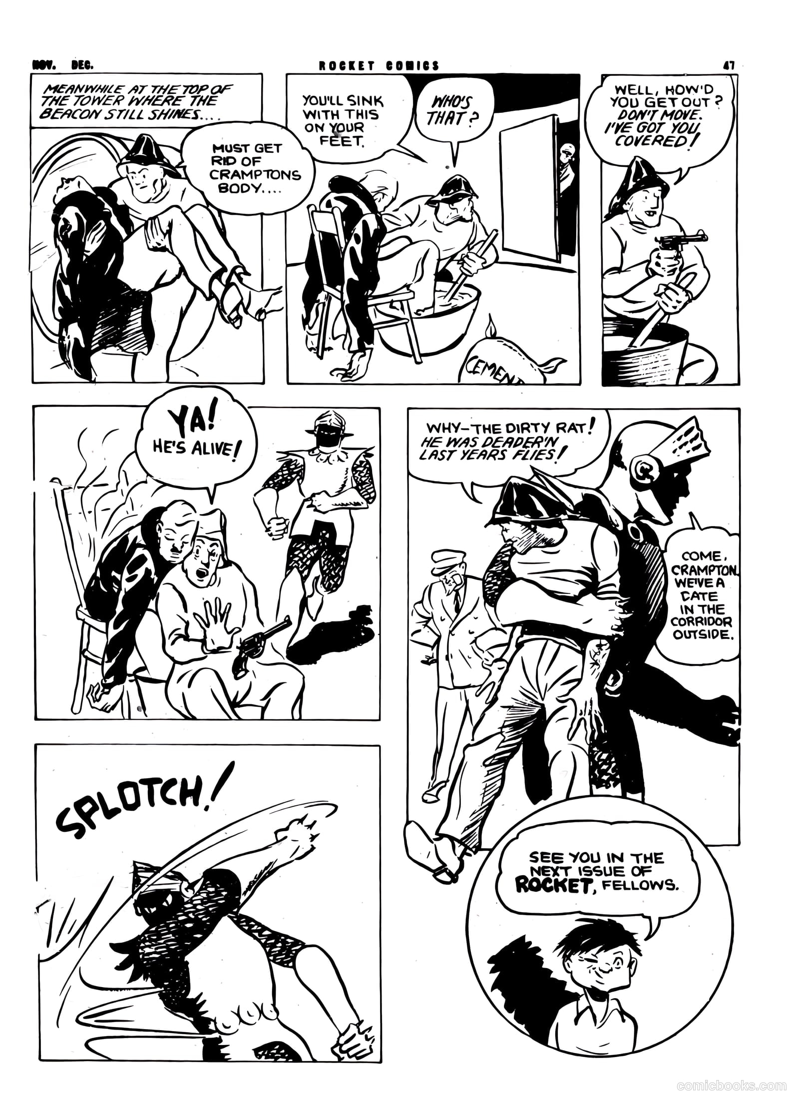 Rocket Comics v1 #5 (1943) — page 47 of 48