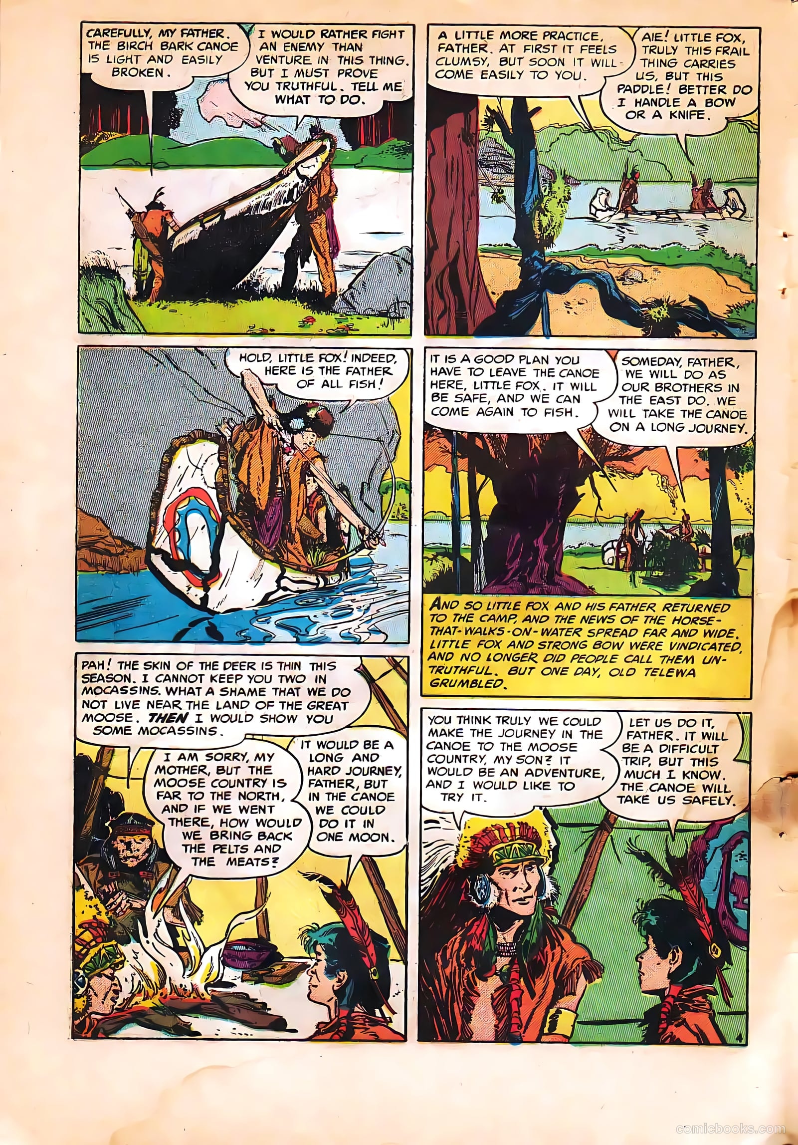 Buster Brown Comic Book #34 (1954) — page 6 of 38
