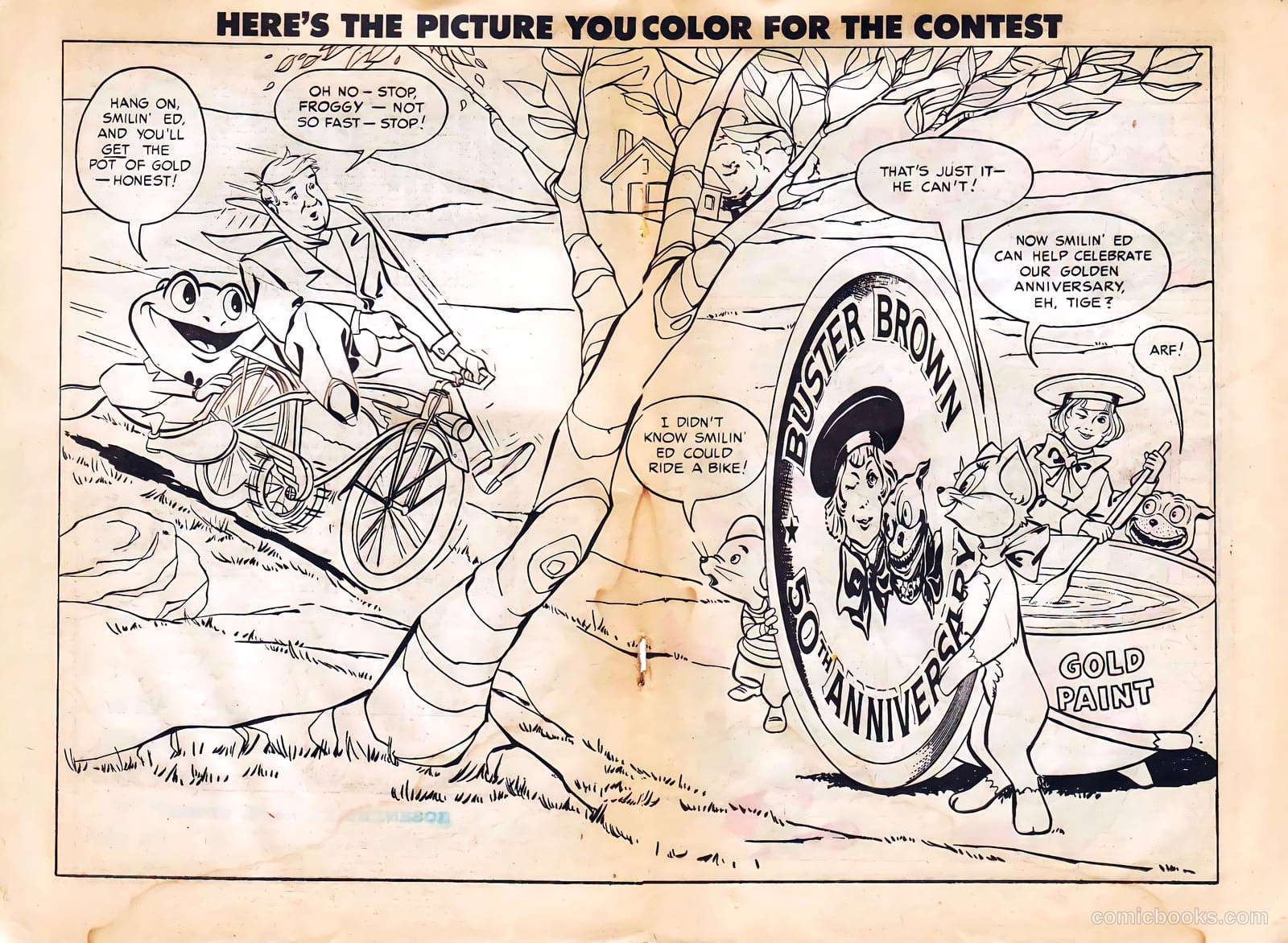 Buster Brown Comic Book #34 (1954) — page 19 of 38