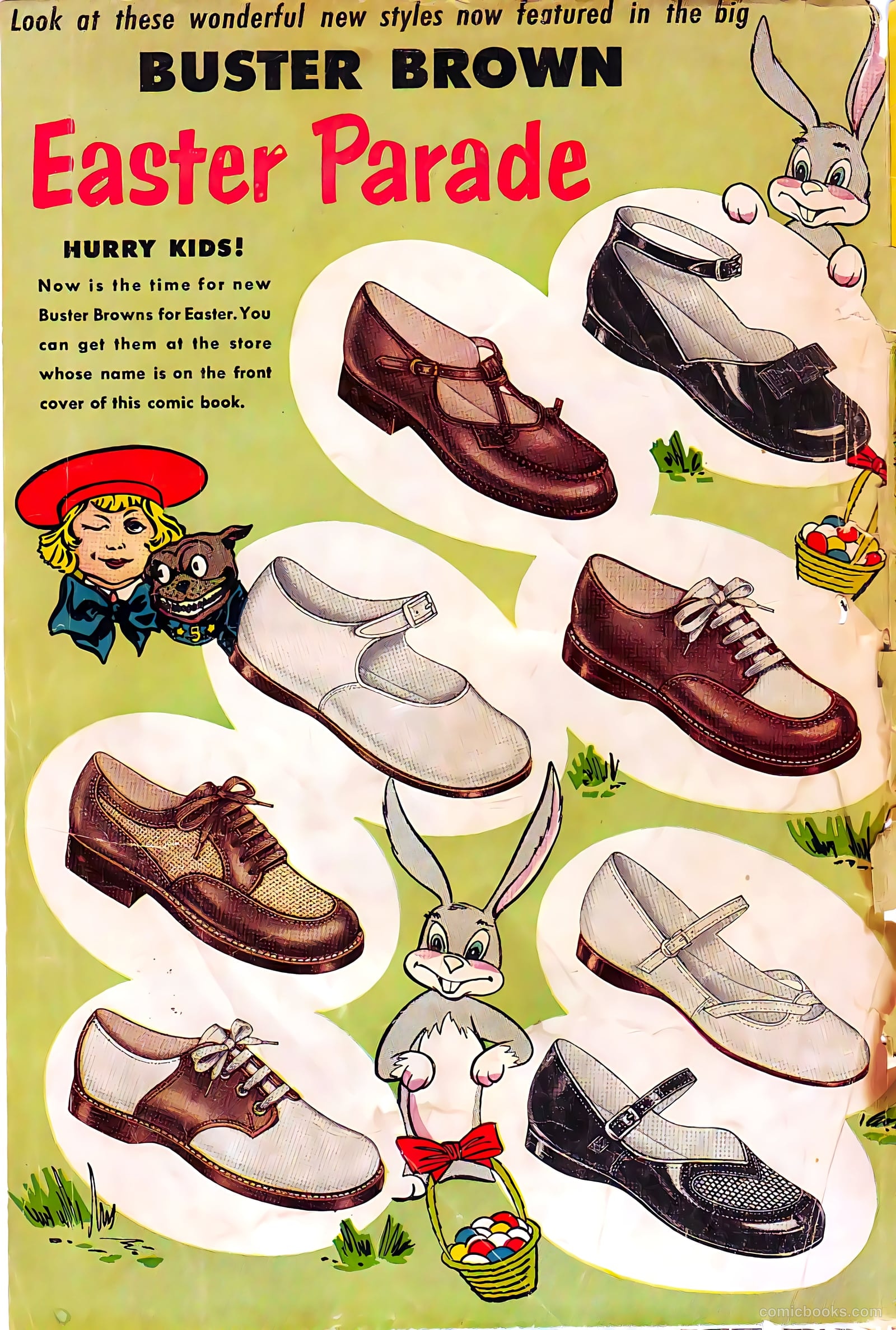 Buster Brown Comic Book #34 (1954) — page 38 of 38