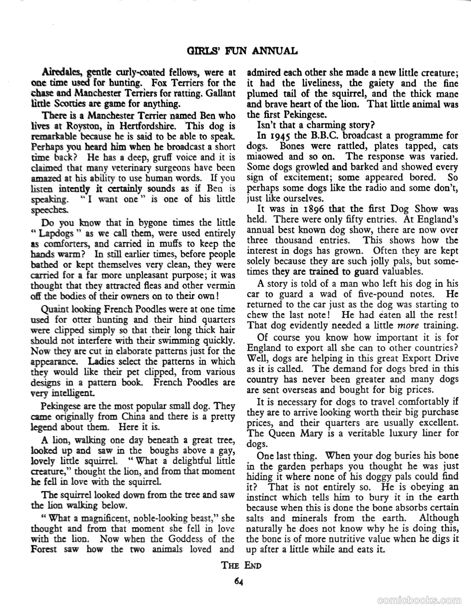 Girls' Fun Annual #1952 (1952) — page 69 of 113