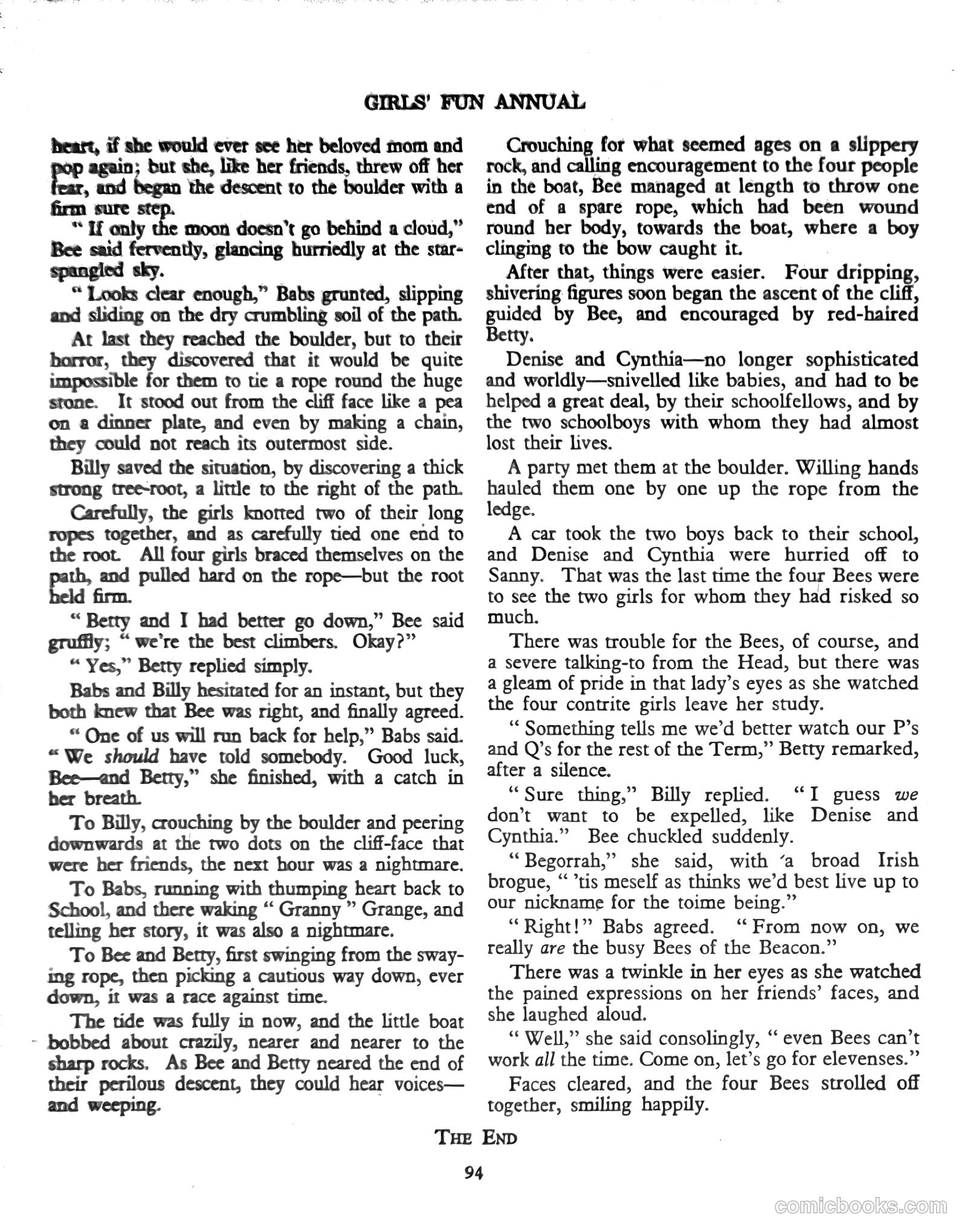 Girls' Fun Annual #1952 (1952) — page 98 of 113