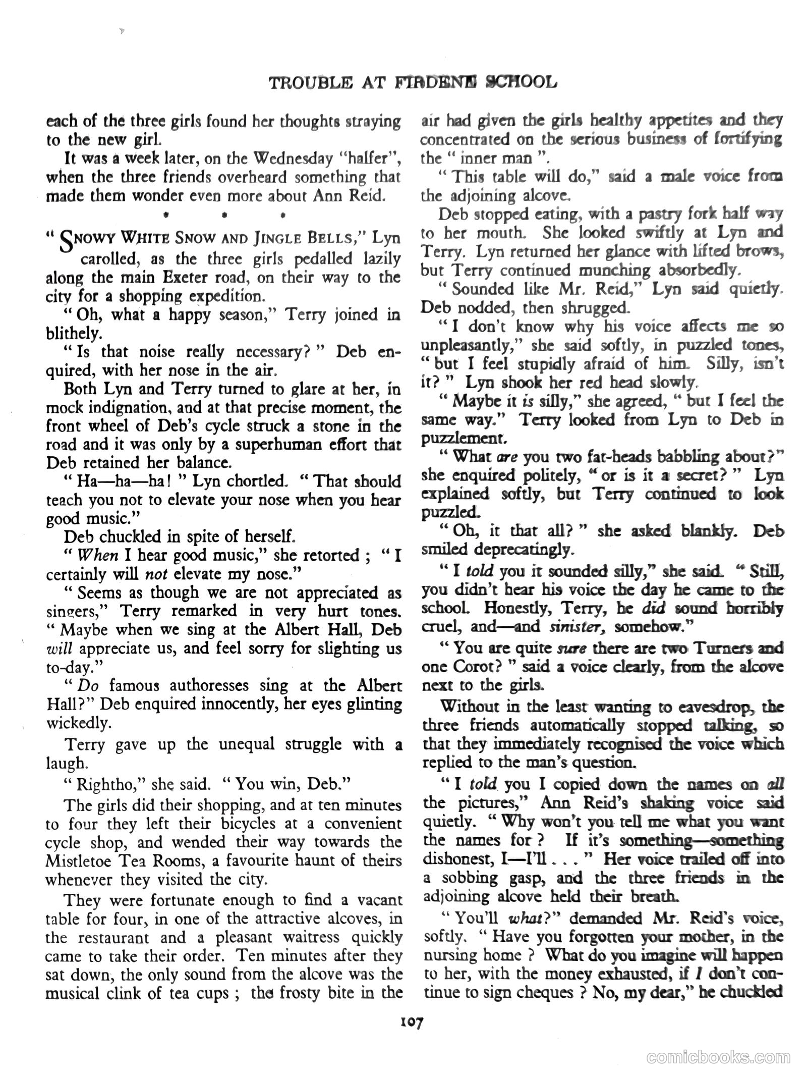 Girls' Fun Annual #1952 (1952) — page 109 of 113