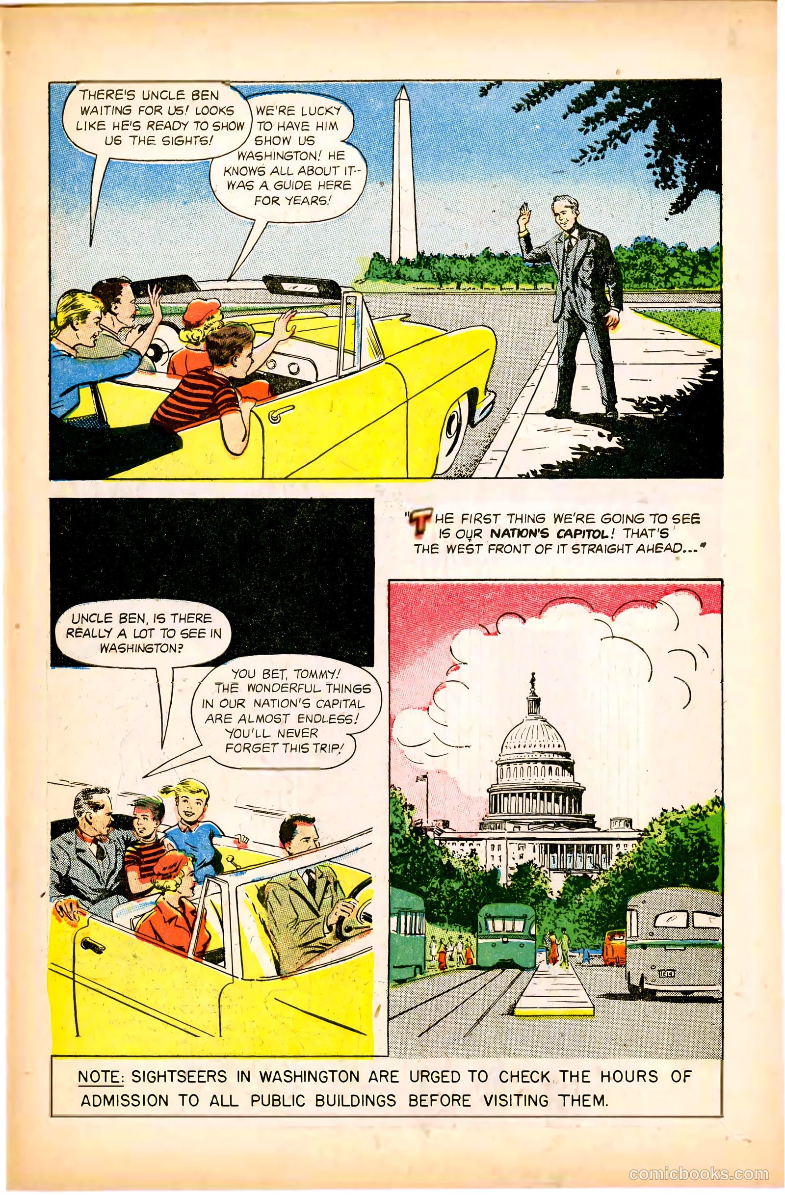 Seeing Washington: Our Nation's Capital #1 (1957) — page 3 of 29