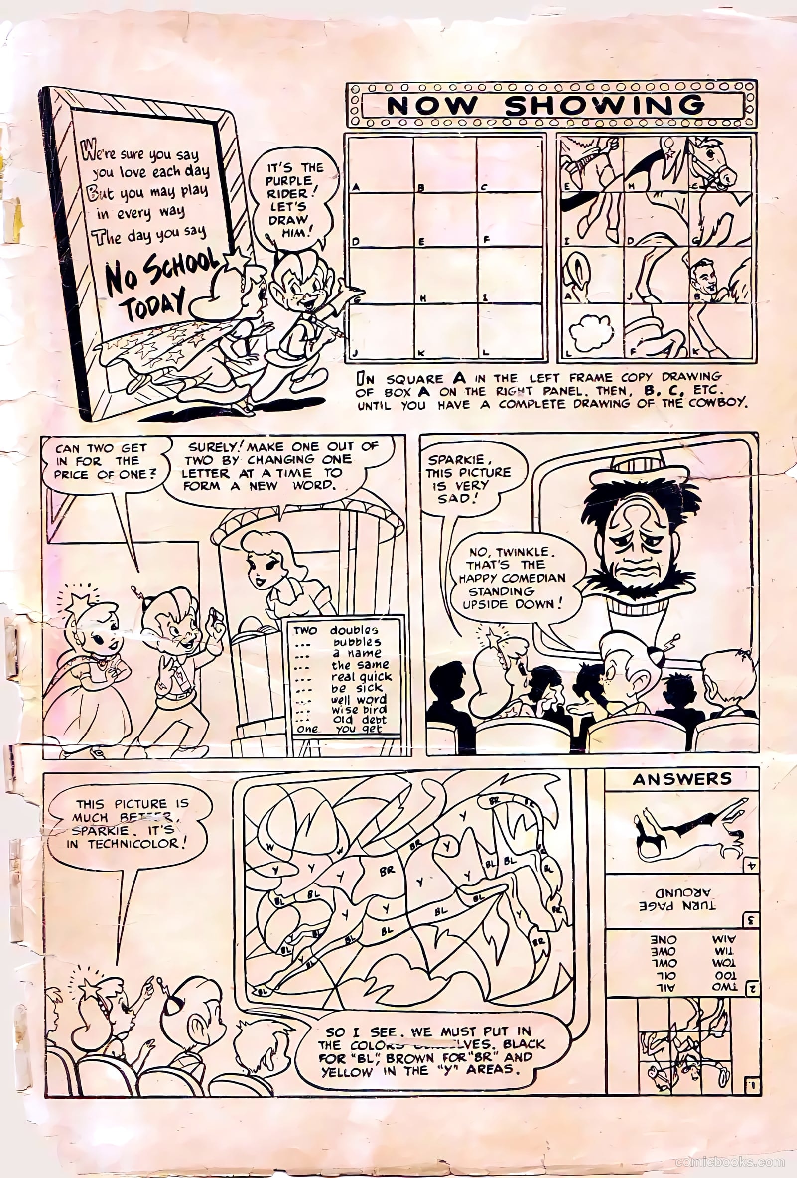 Sparkie #1 (1952) — page 35 of 36
