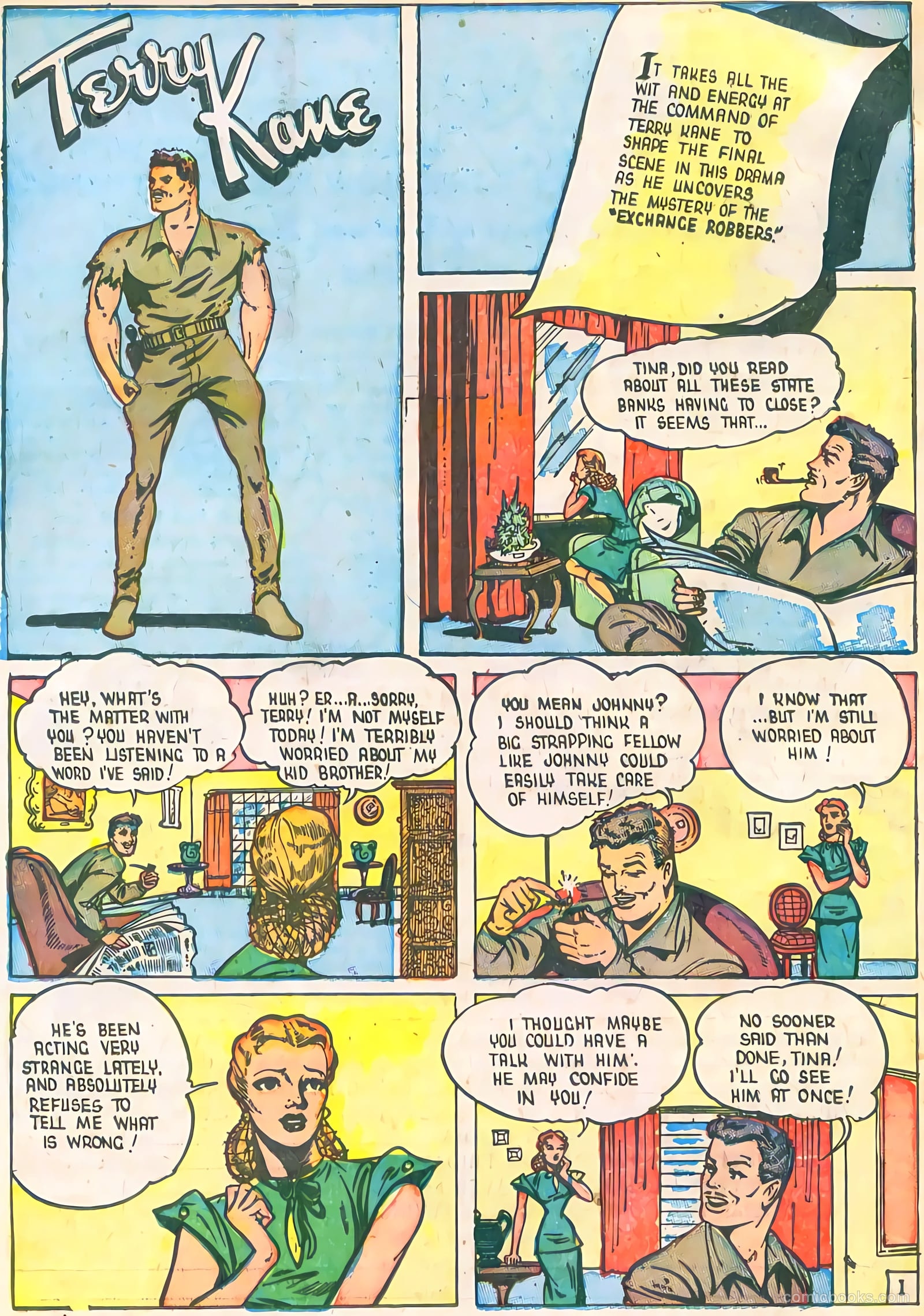 Three Aces Comics v5 #51 (1946) — page 4 of 36
