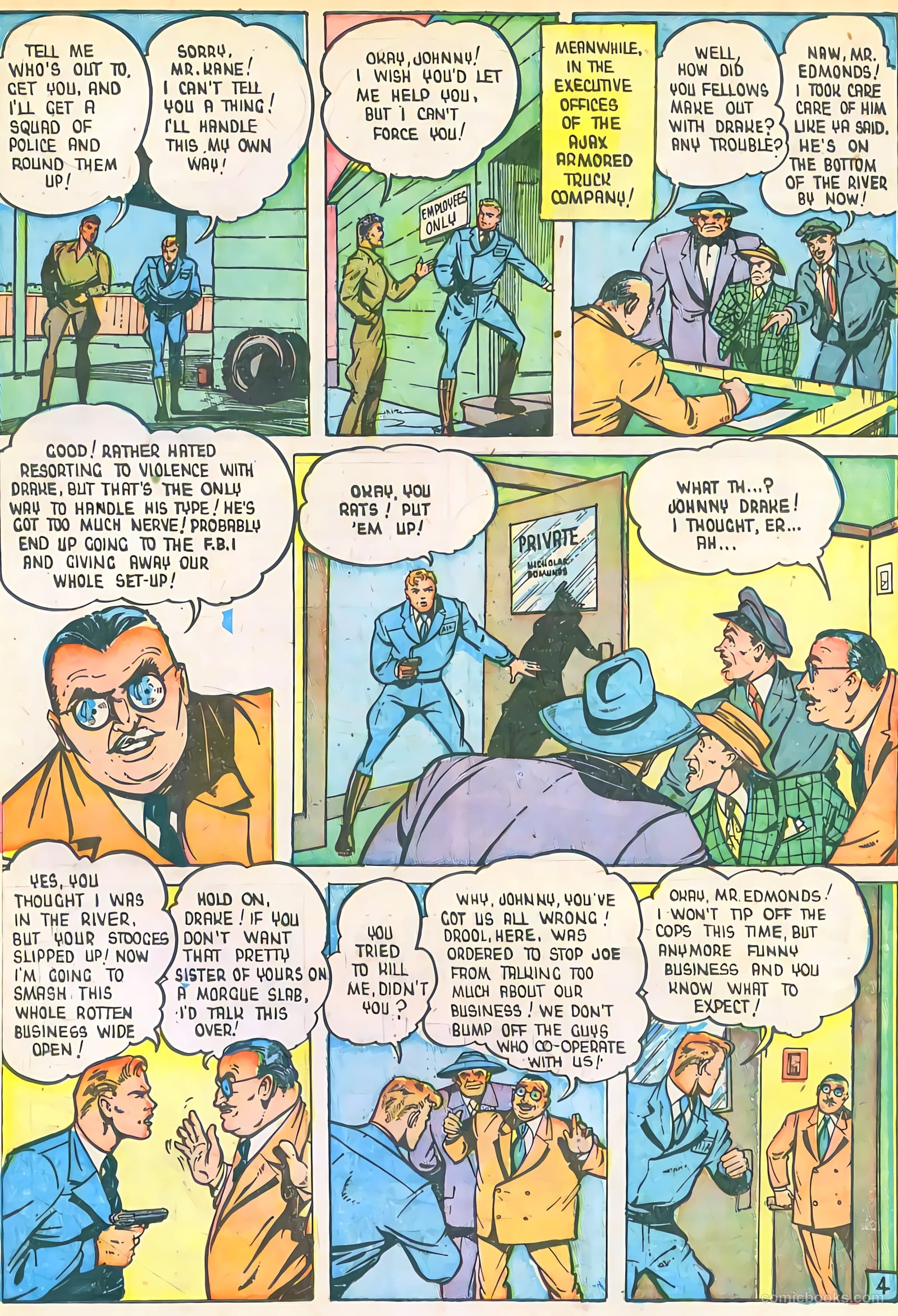 Three Aces Comics v5 #51 (1946) — page 7 of 36