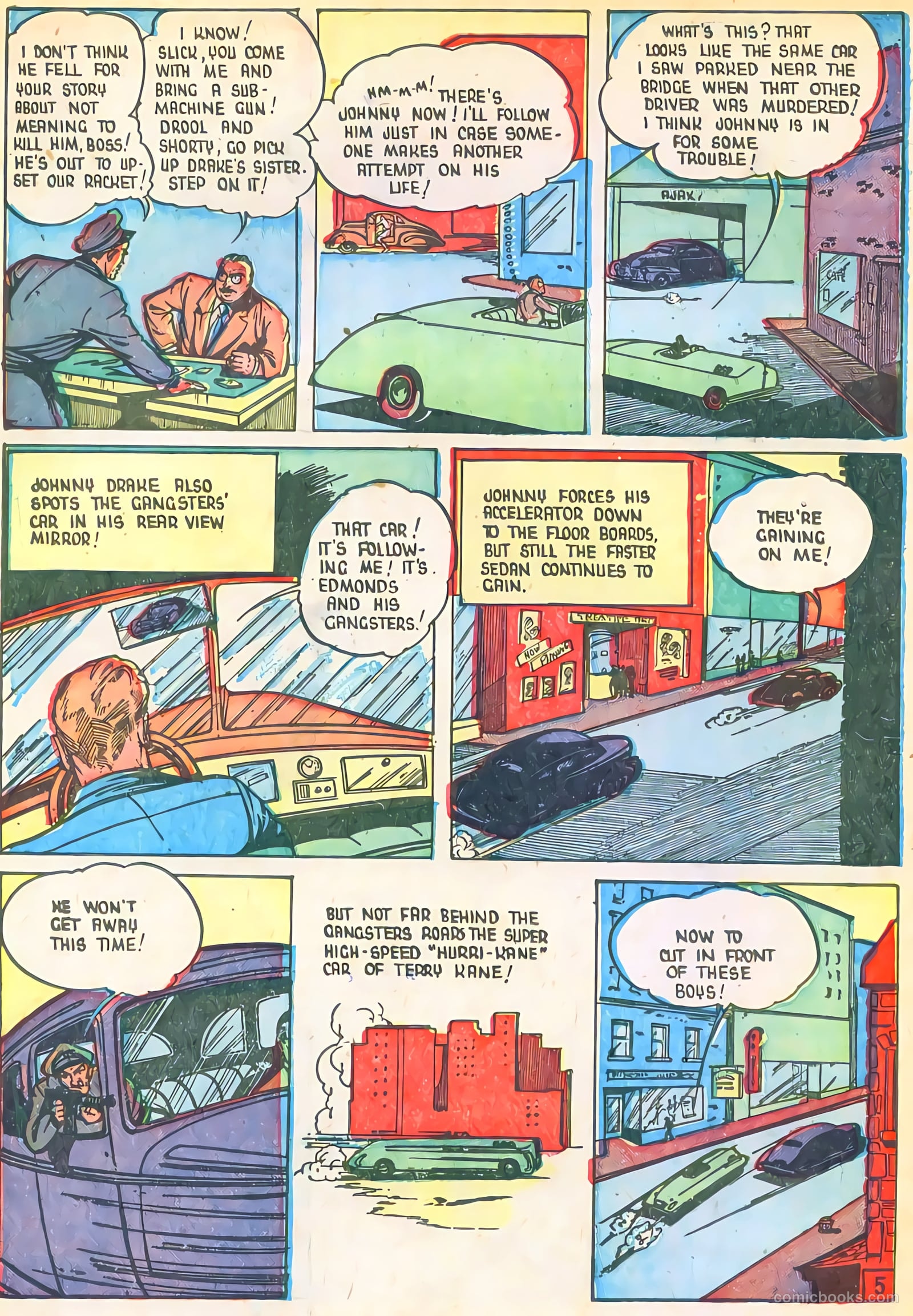 Three Aces Comics v5 #51 (1946) — page 8 of 36