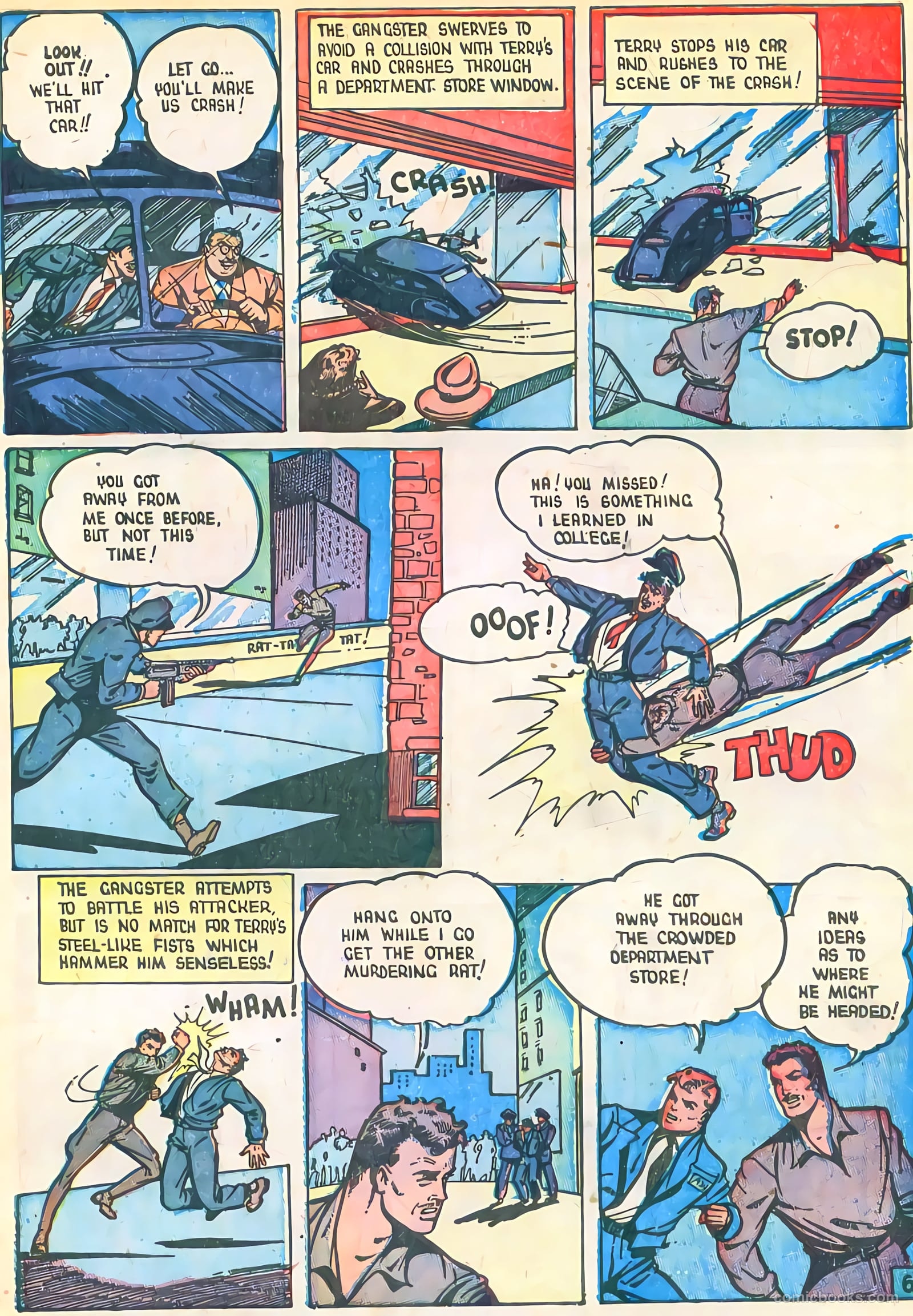Three Aces Comics v5 #51 (1946) — page 9 of 36
