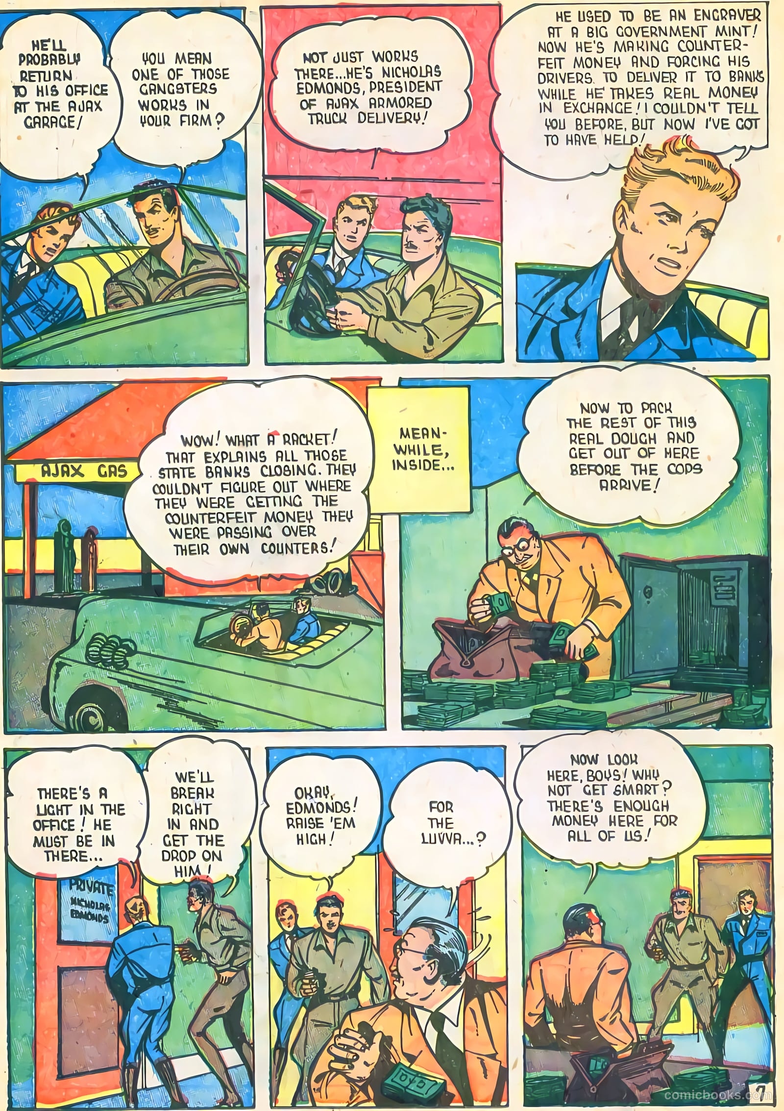 Three Aces Comics v5 #51 (1946) — page 10 of 36
