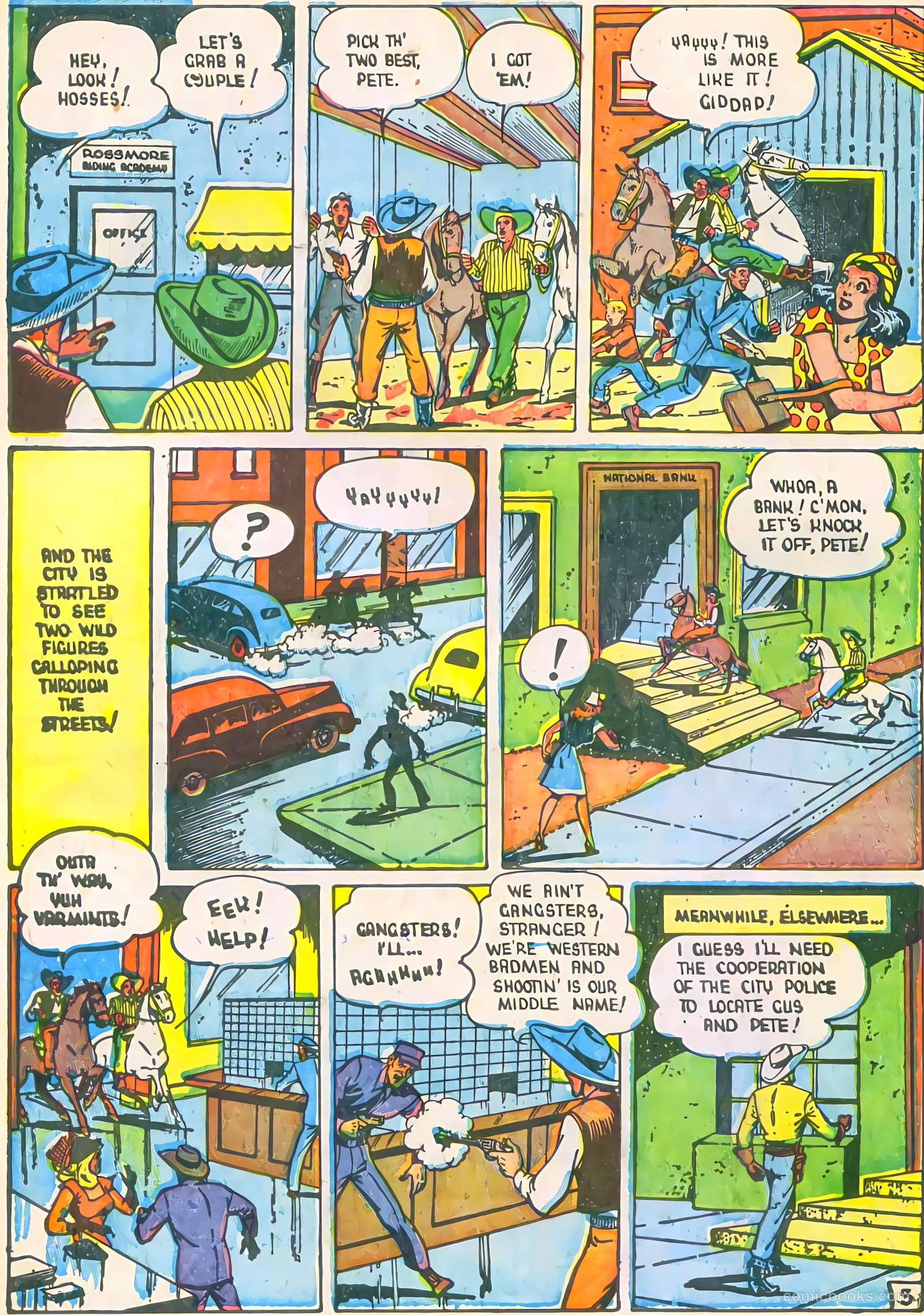 Three Aces Comics v5 #51 (1946) — page 16 of 36