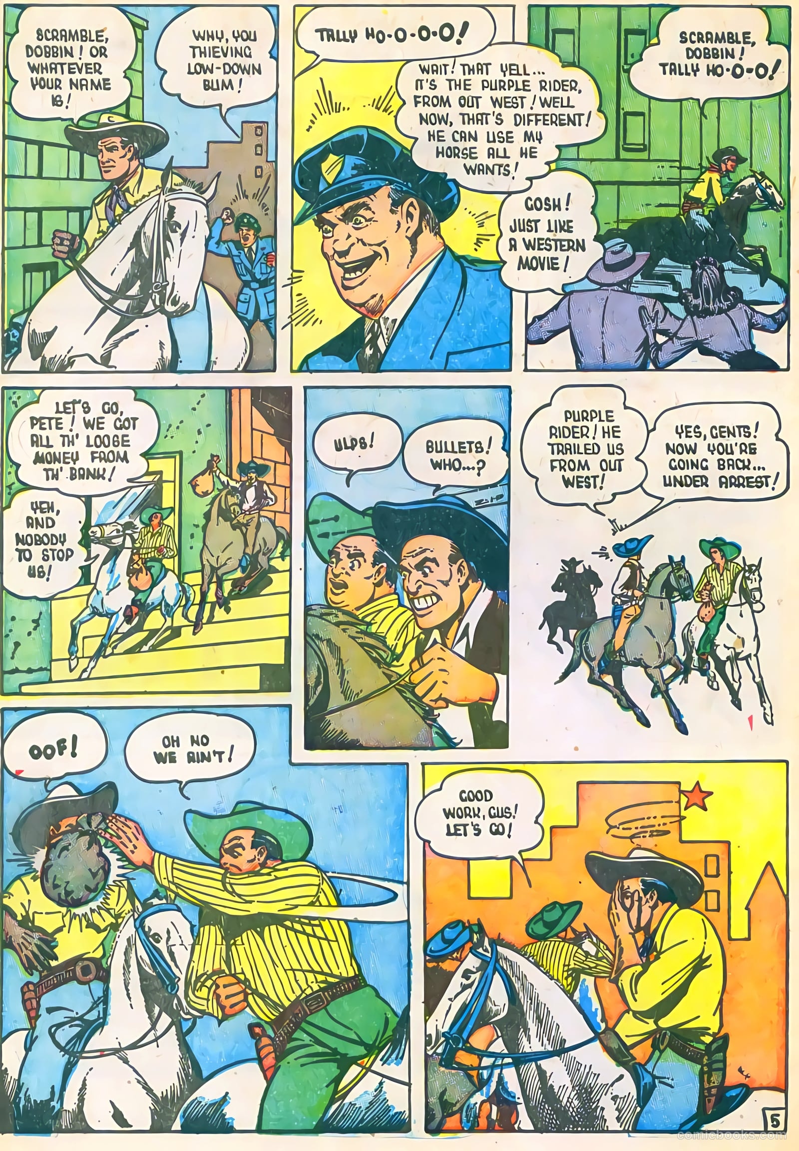 Three Aces Comics v5 #51 (1946) — page 18 of 36