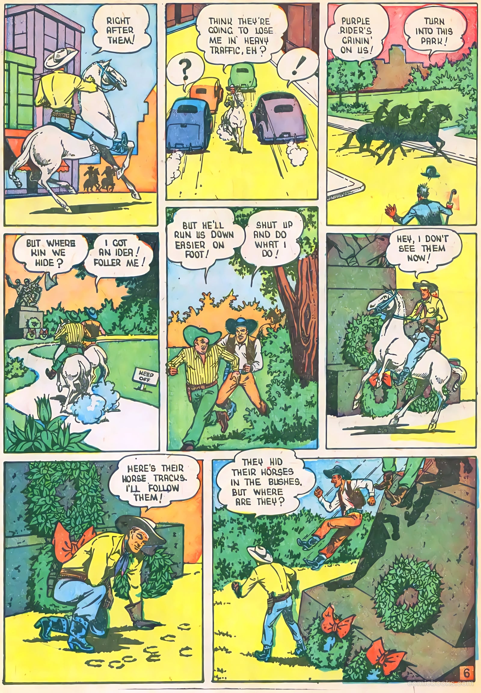 Three Aces Comics v5 #51 (1946) — page 19 of 36
